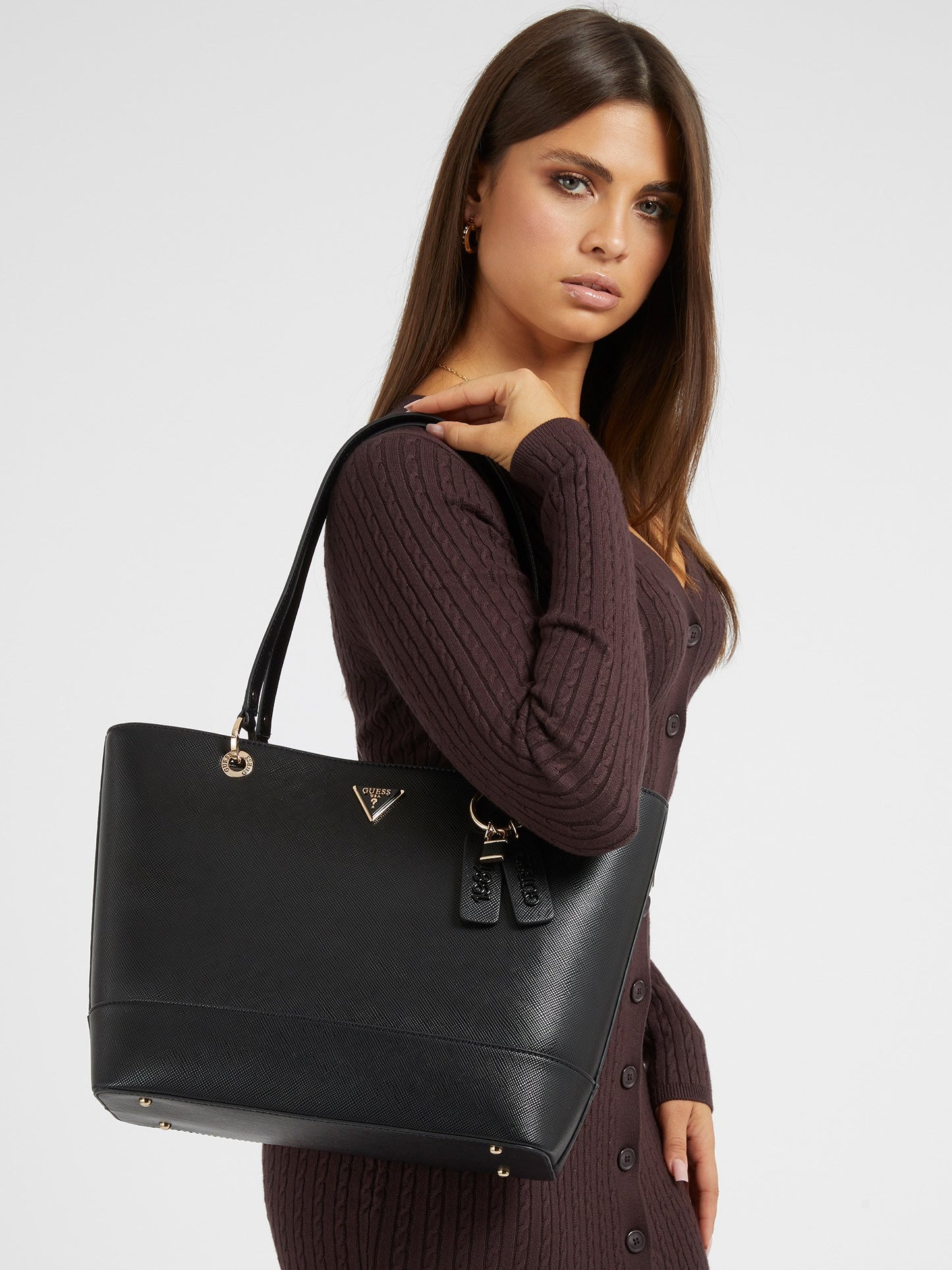 Alexie saffiano shopper