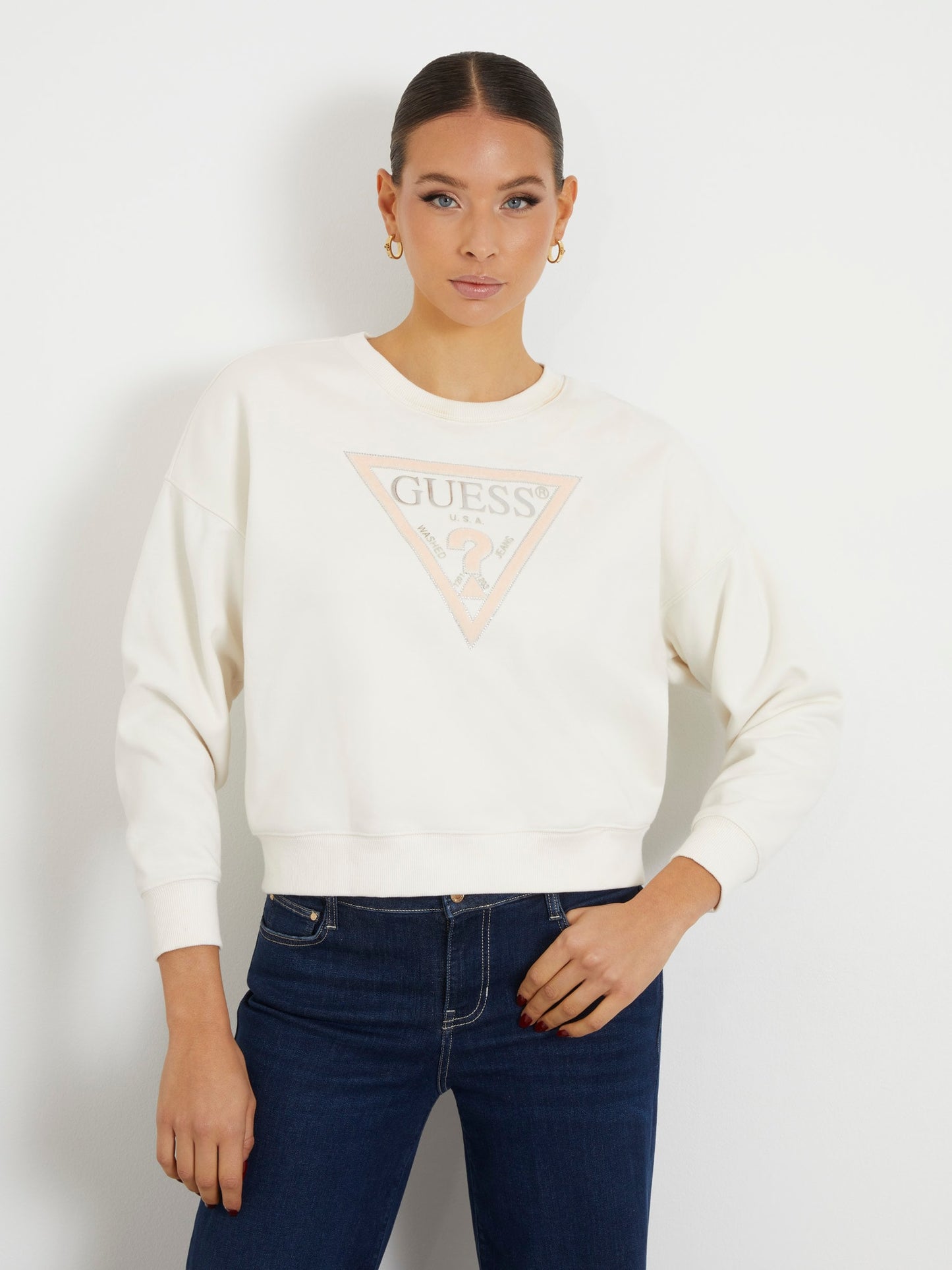 Triangle logo sweatshirt