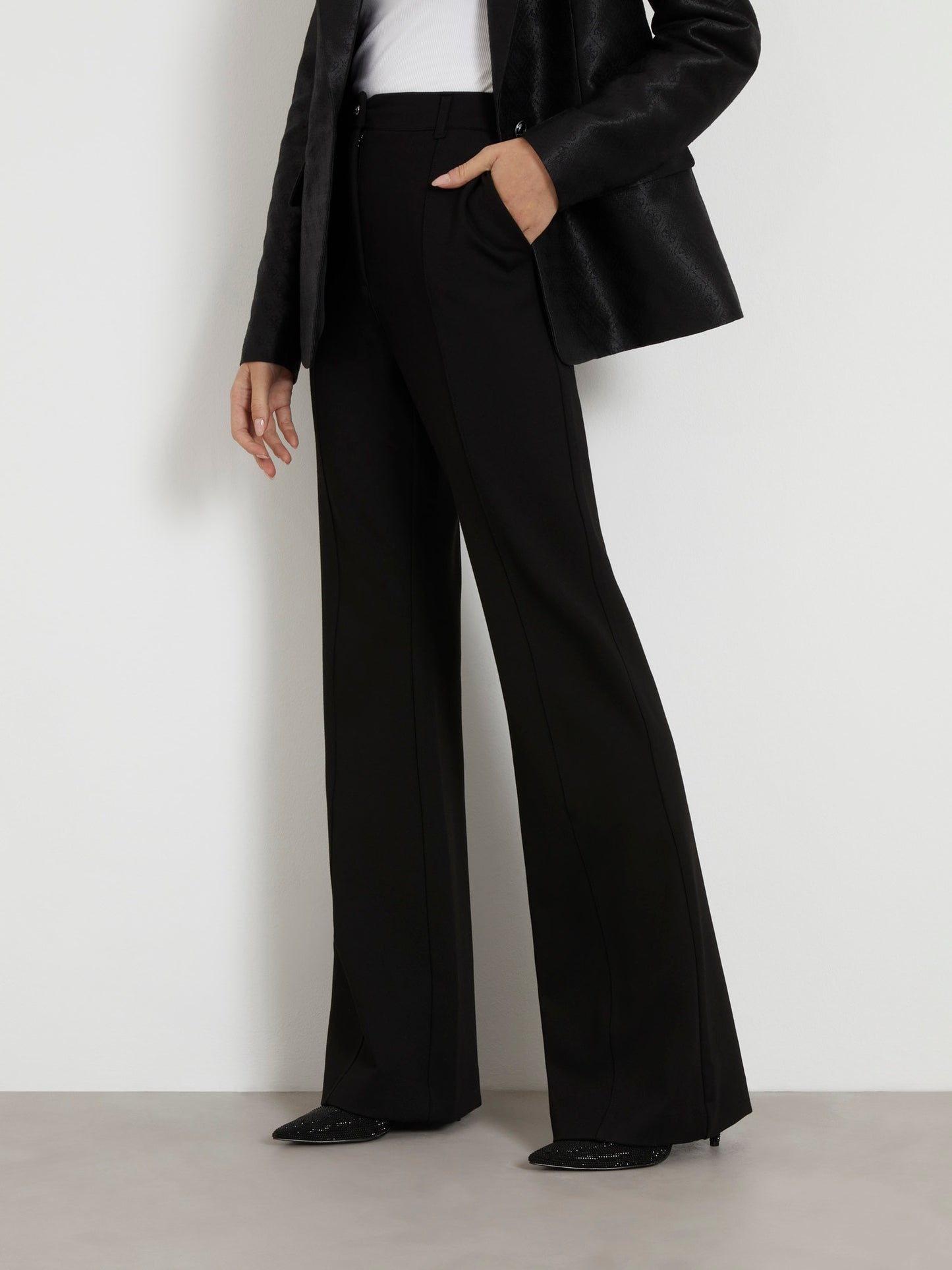 Mid rise bootcut pant