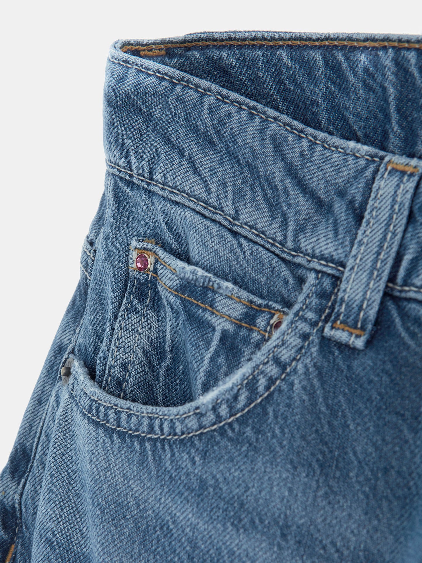 High rise mom denim pant