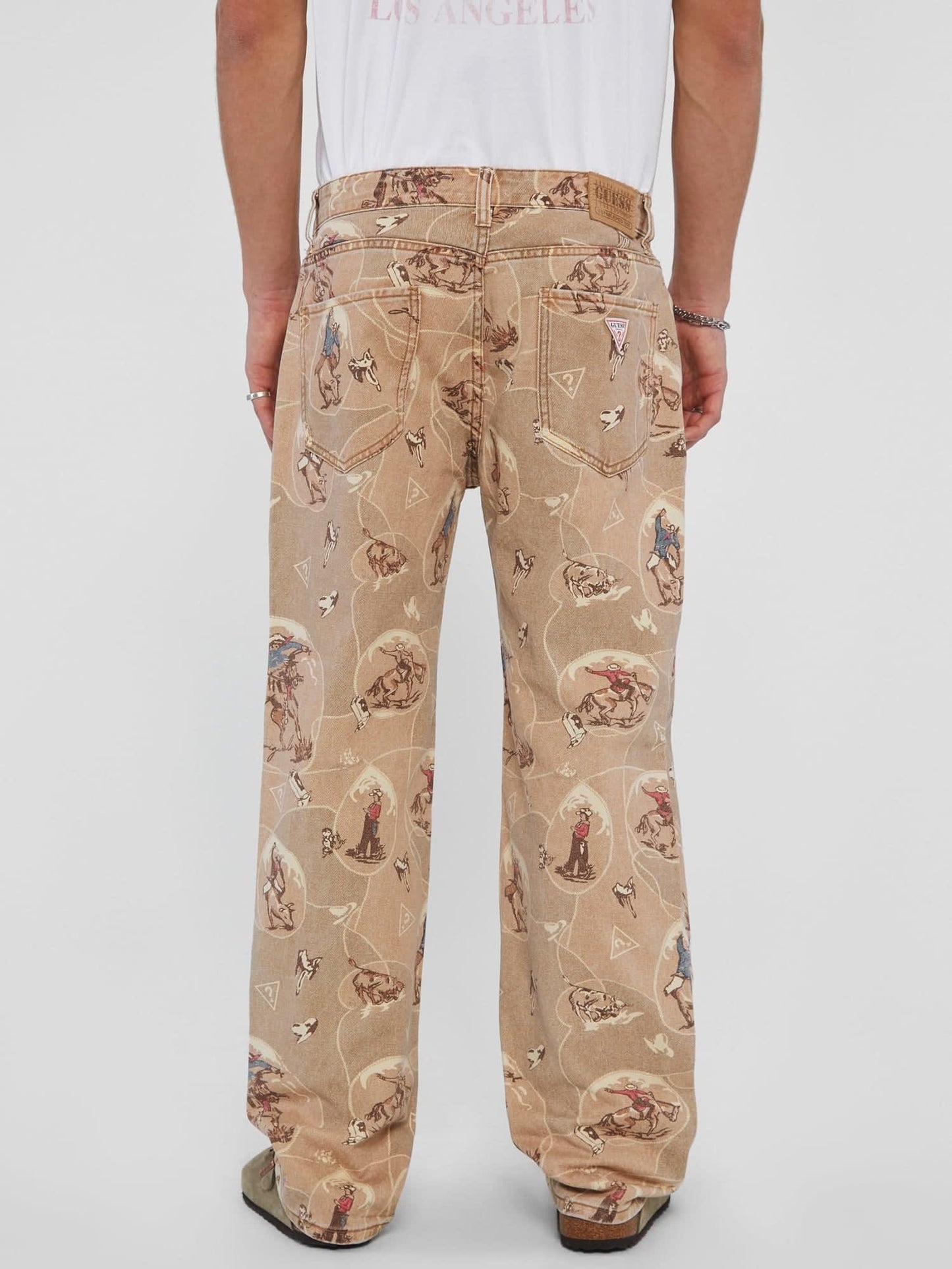 All over print relaxed pant