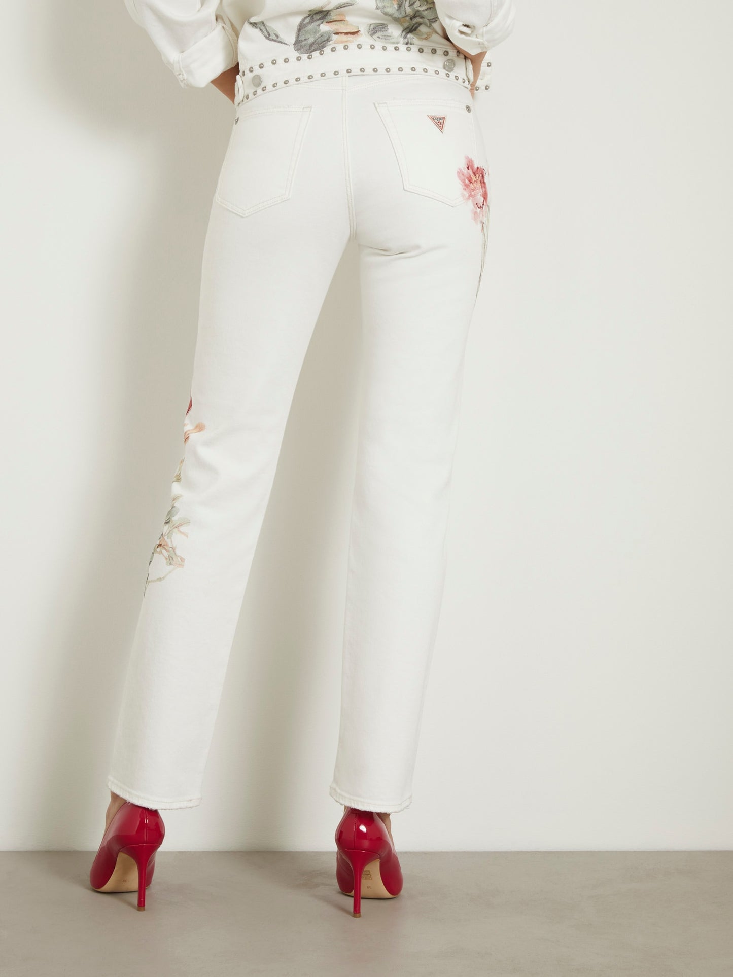 Girly straight denim pant