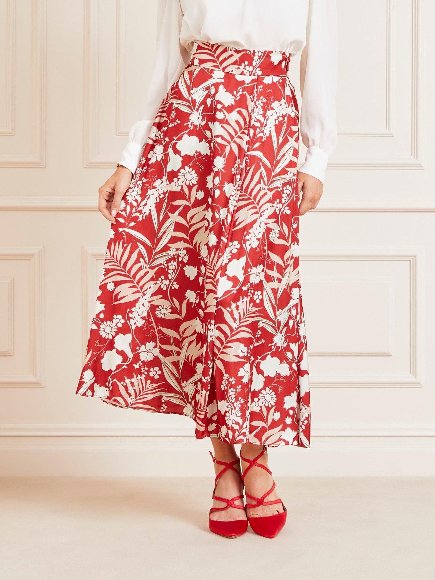 Marciano all over print long skirt