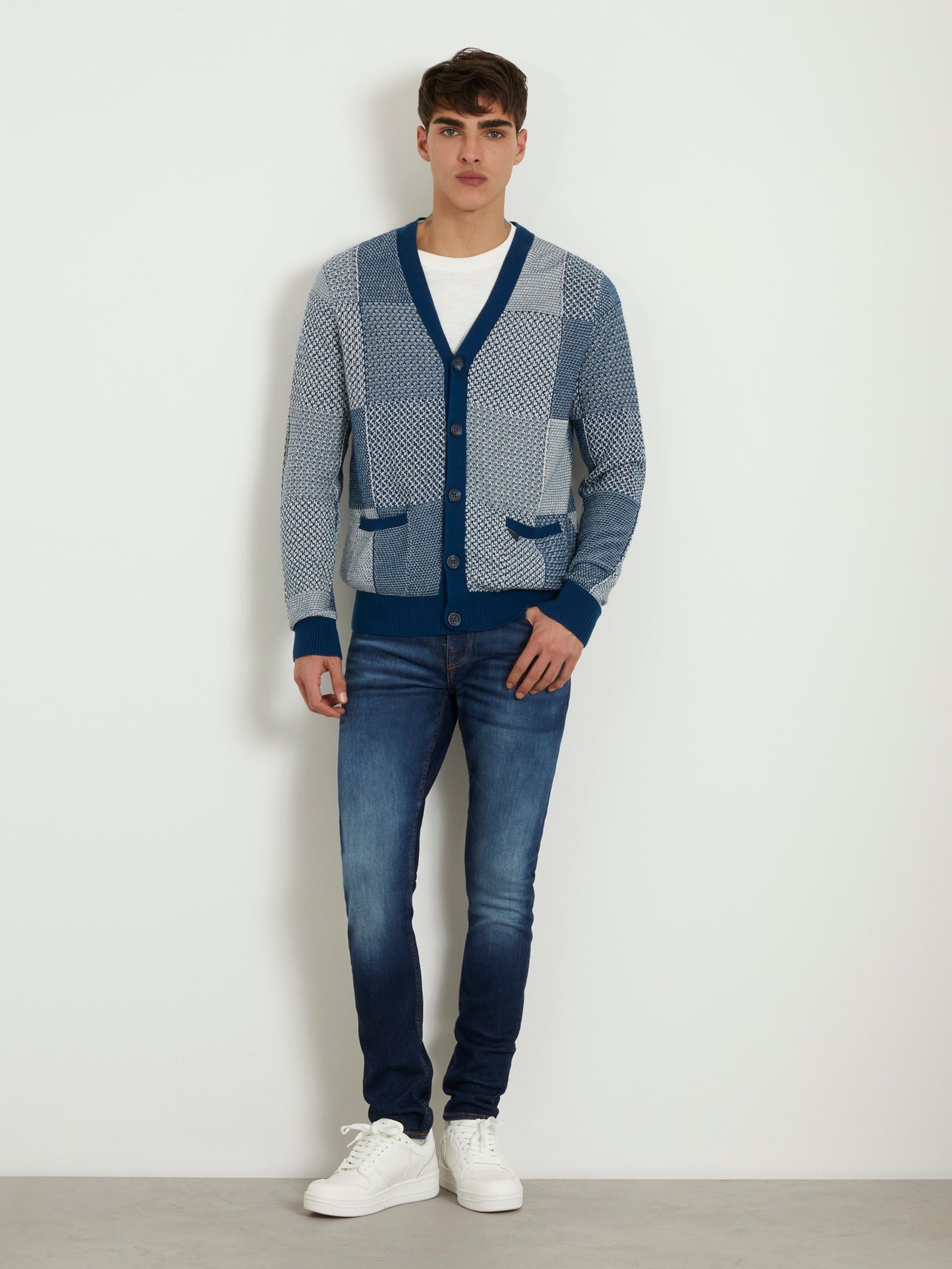 Patchwork cardigan