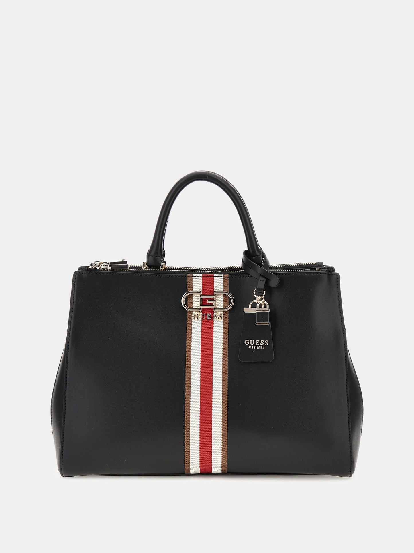 Nelka front-stripe handbag