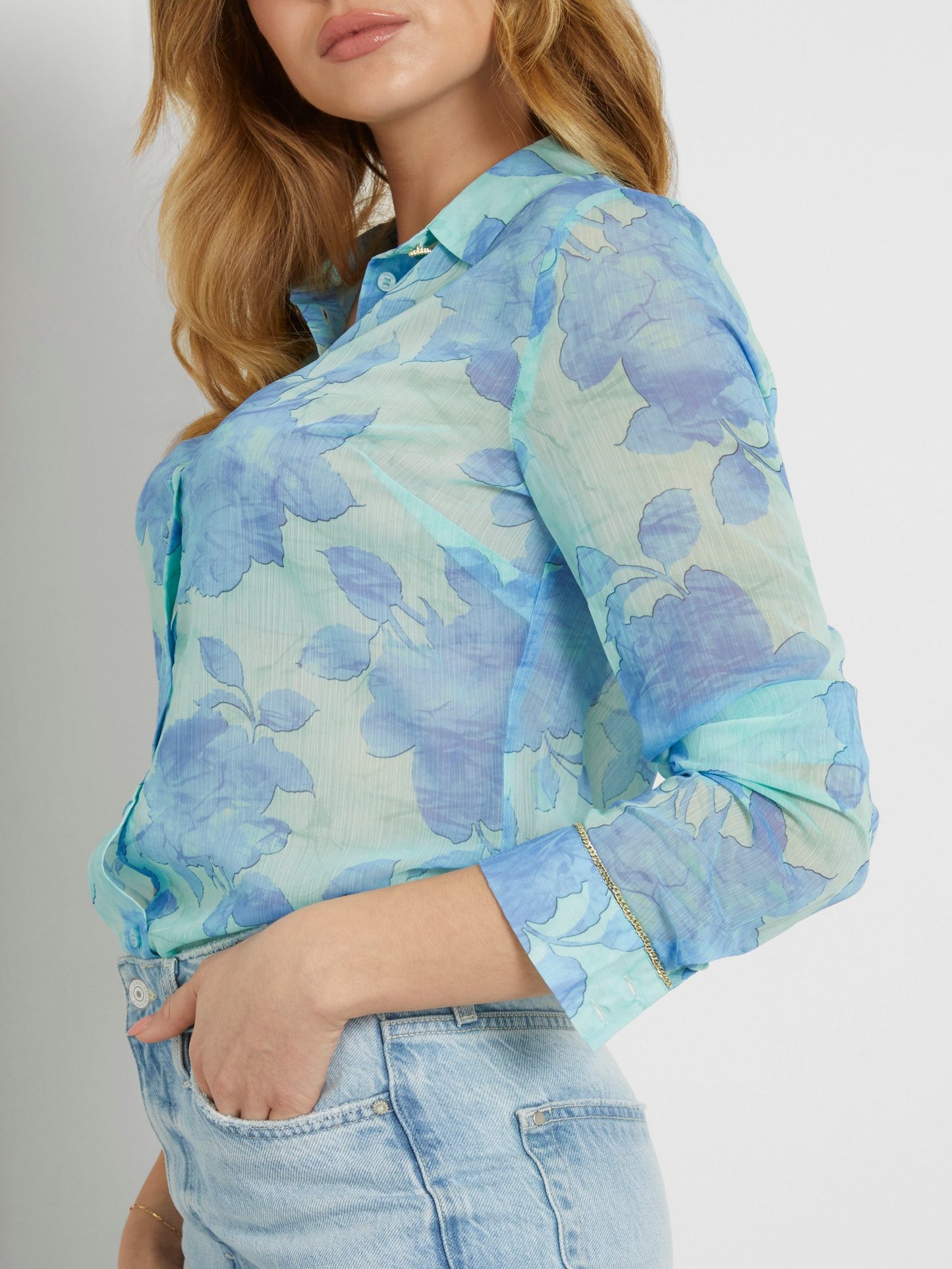 Floral print shirt