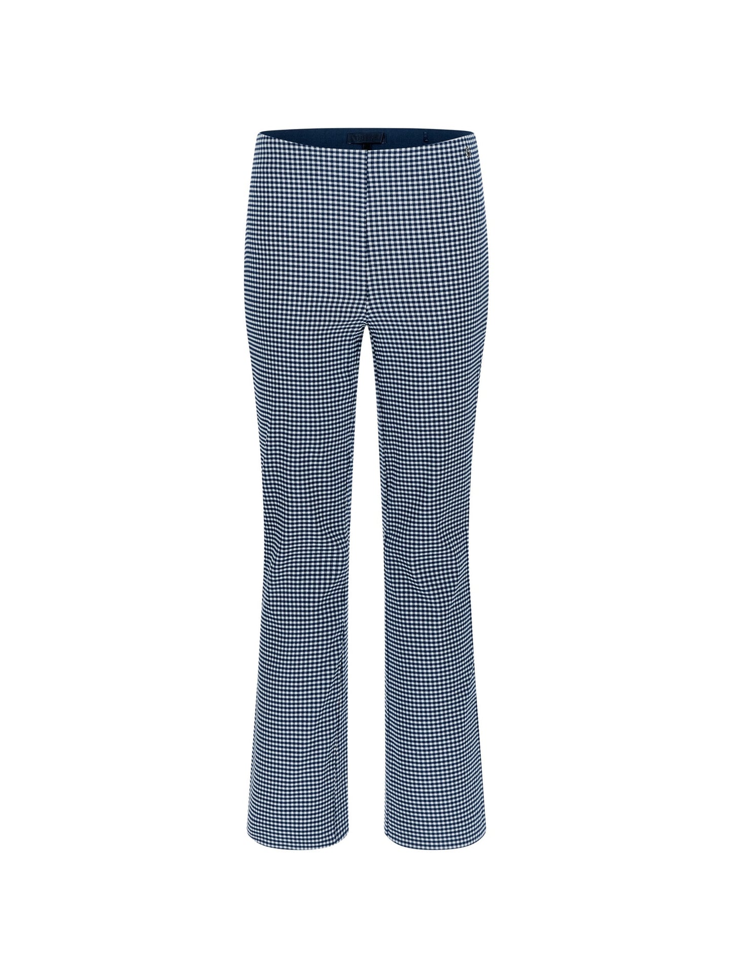Gingham check print pant