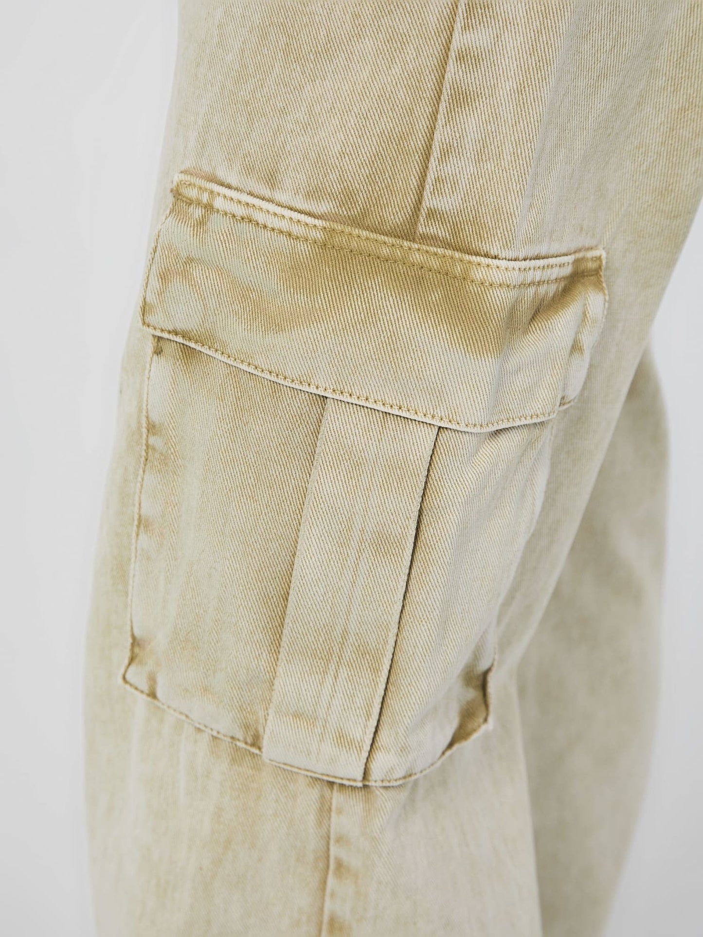 Cargo denim pant