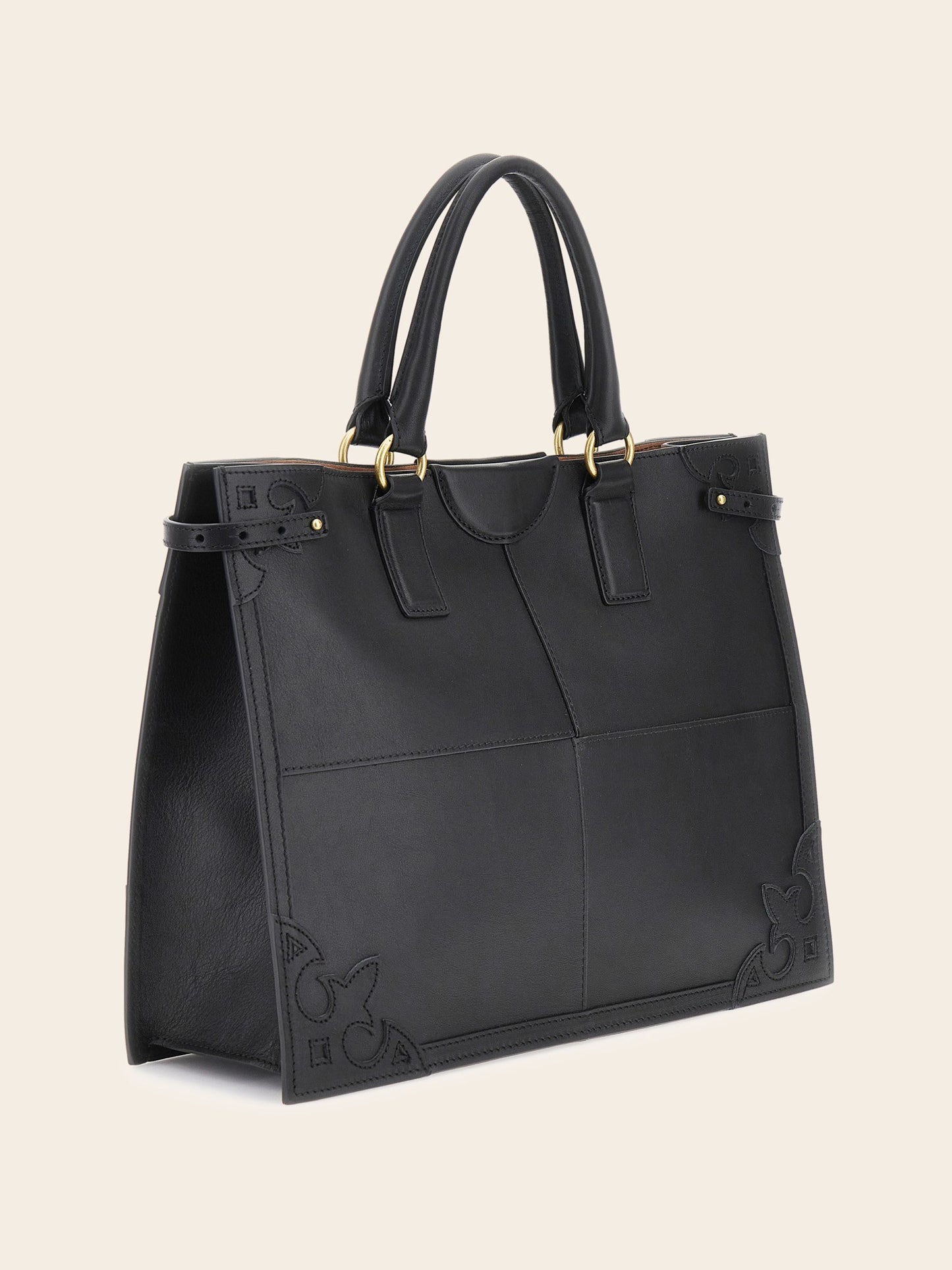 Isa genuine leather handbag