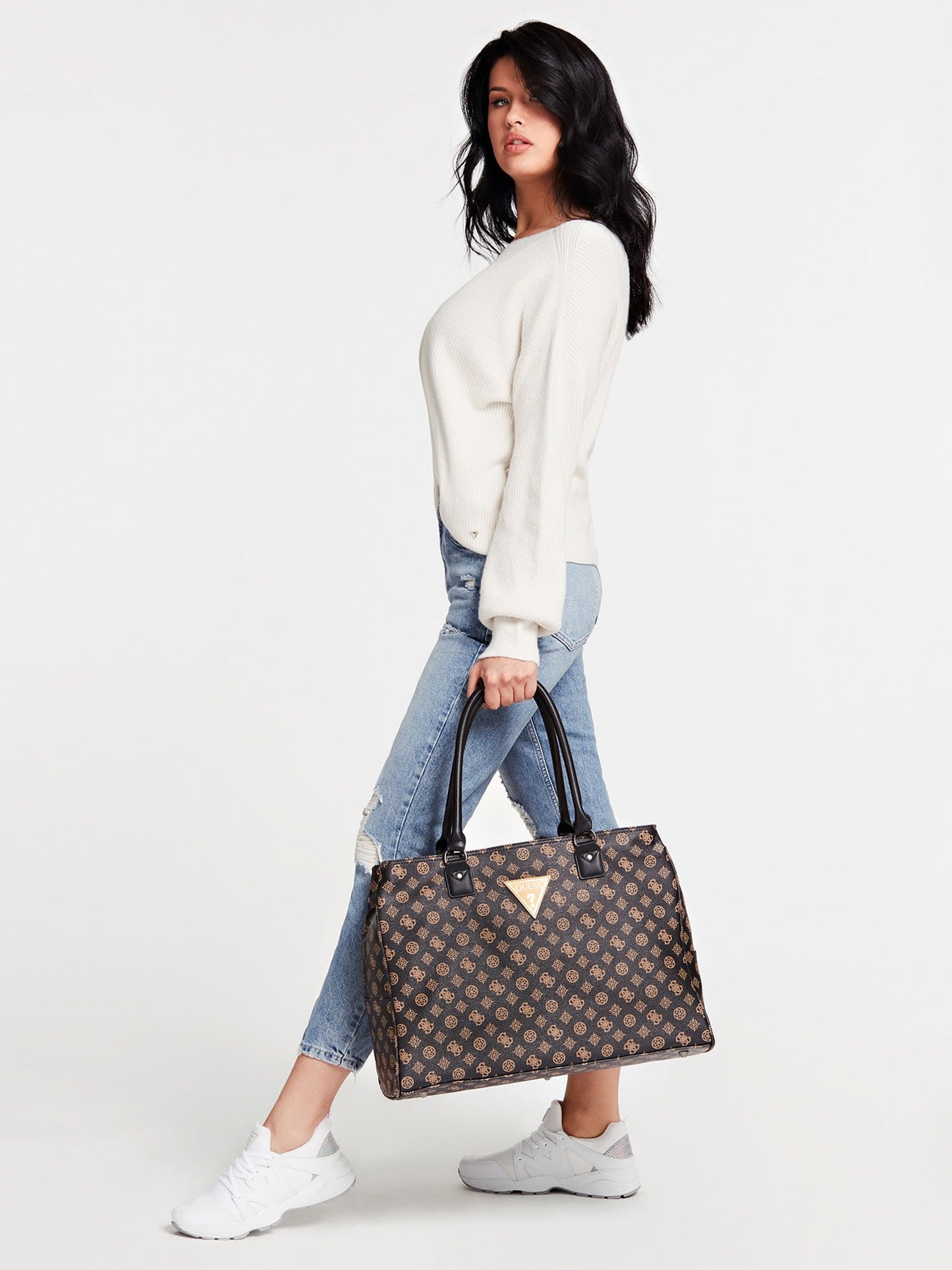 WILDER 4G PEONY LOGO SHOPPER