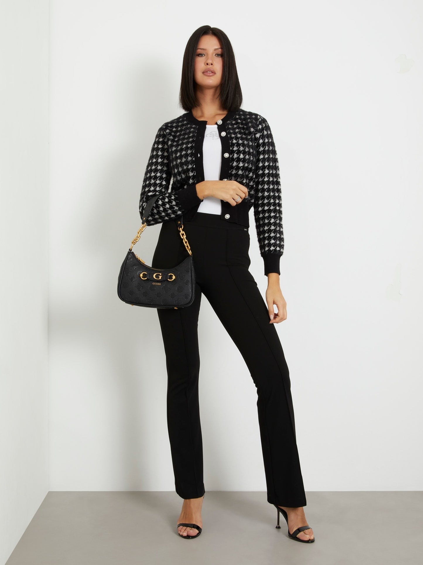Izzy 4G Peony logo shoulder bag
