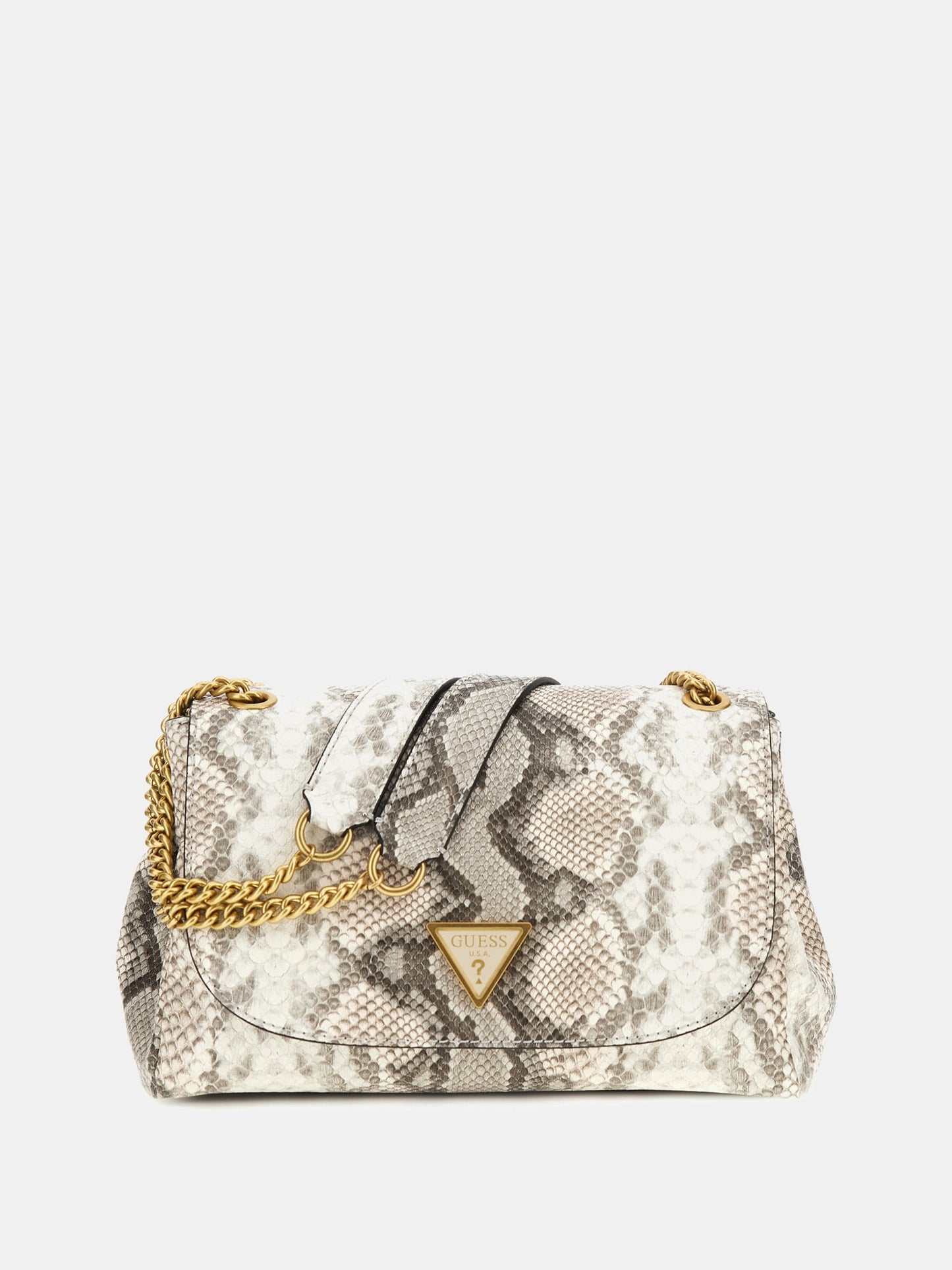 Cosette python-print crossbody