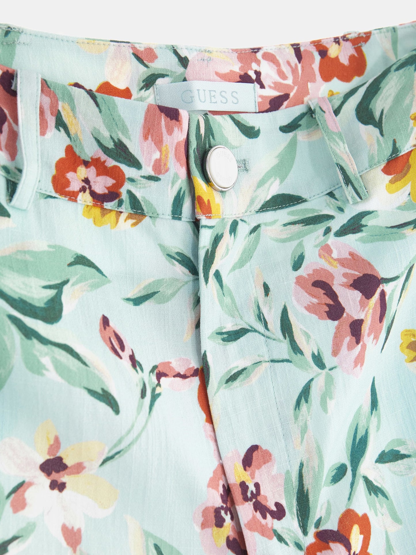 Floral print straight pant