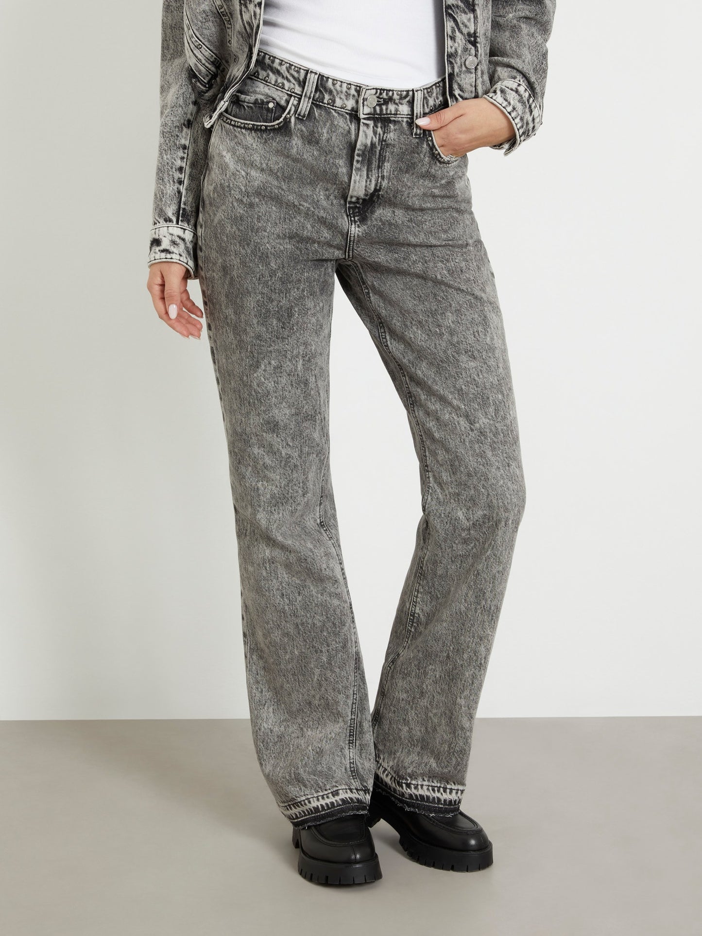 80s straight denim pant
