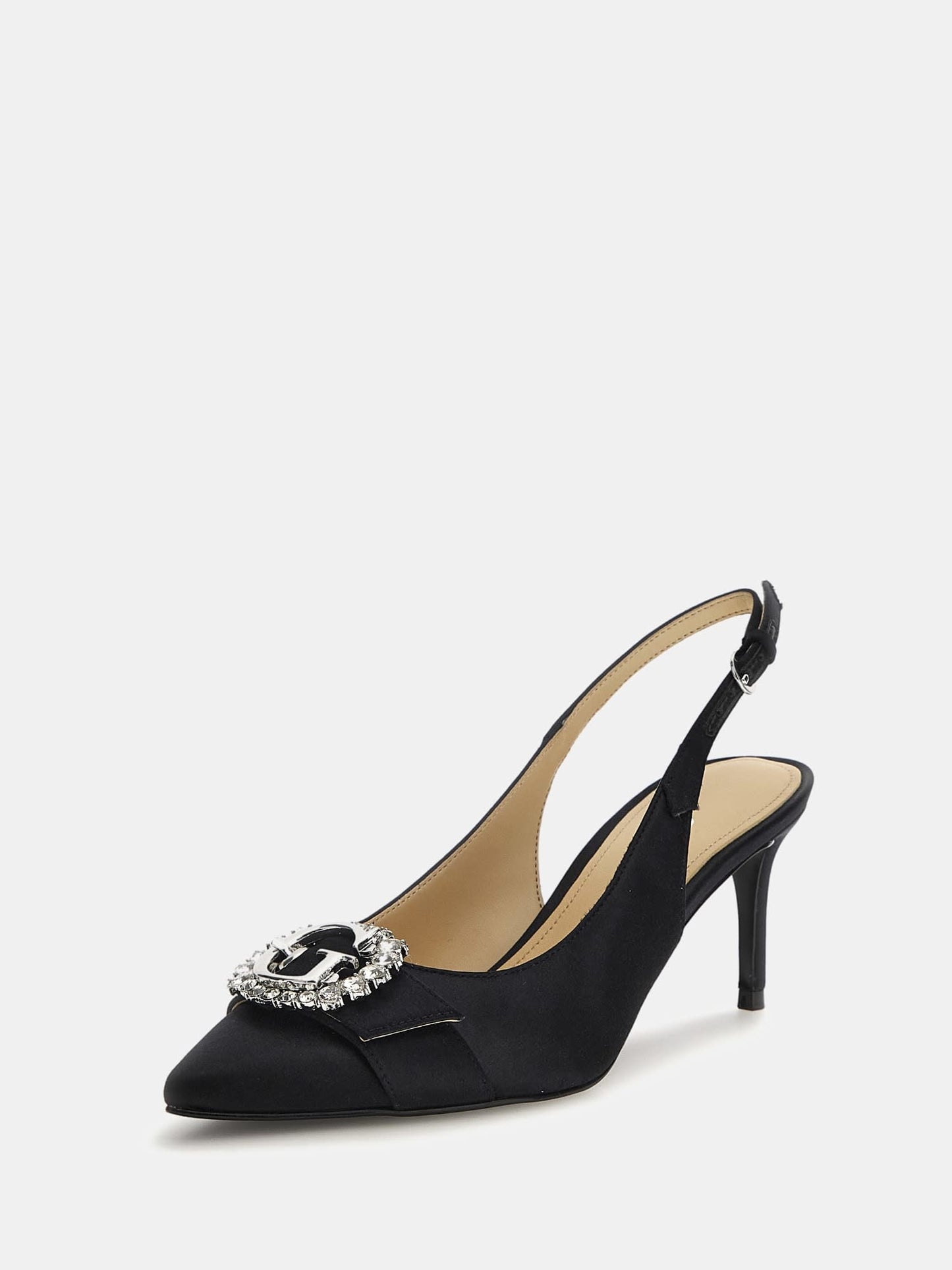 Branca satin sling backs