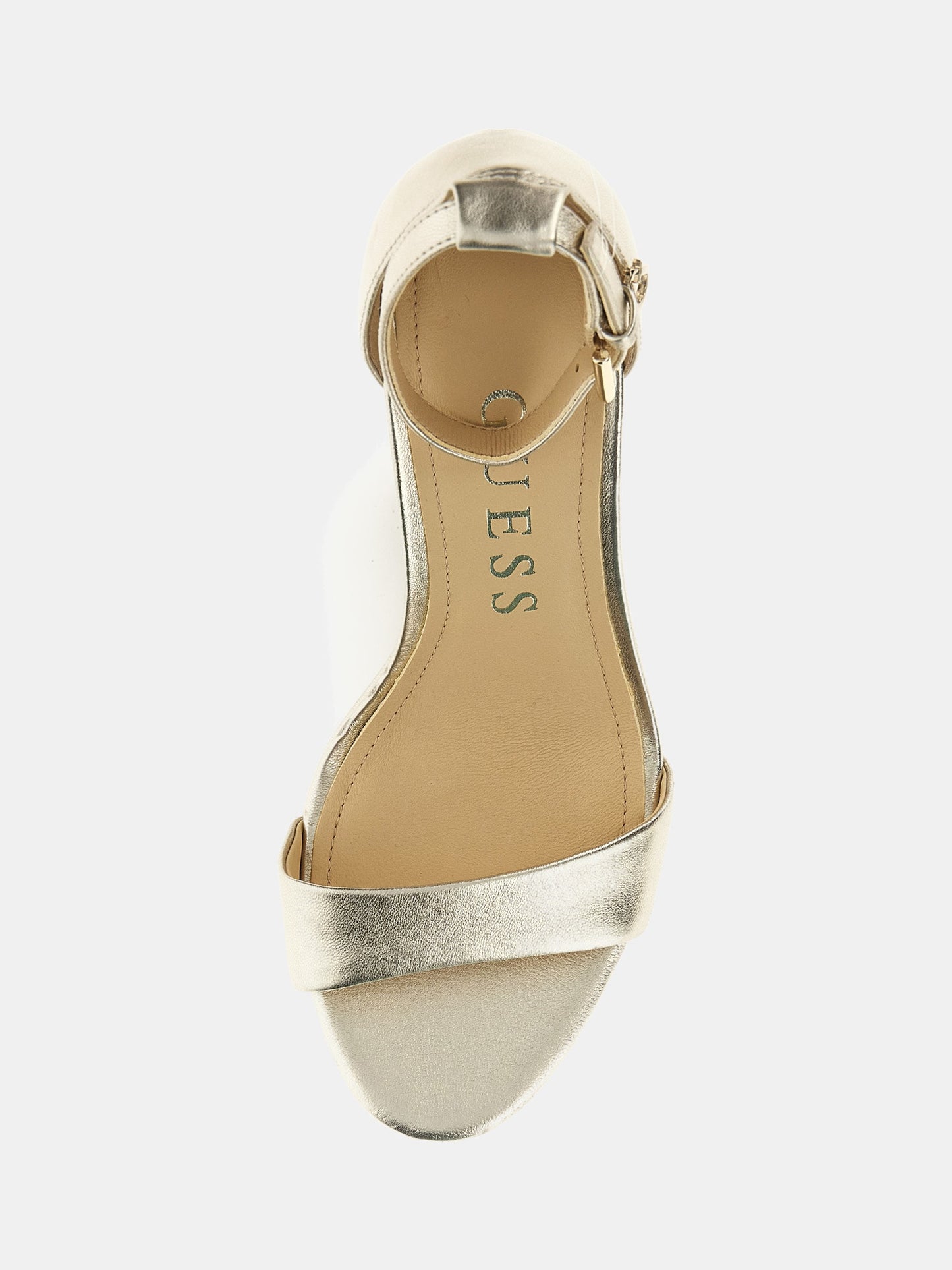 Idas foiled leather sandals