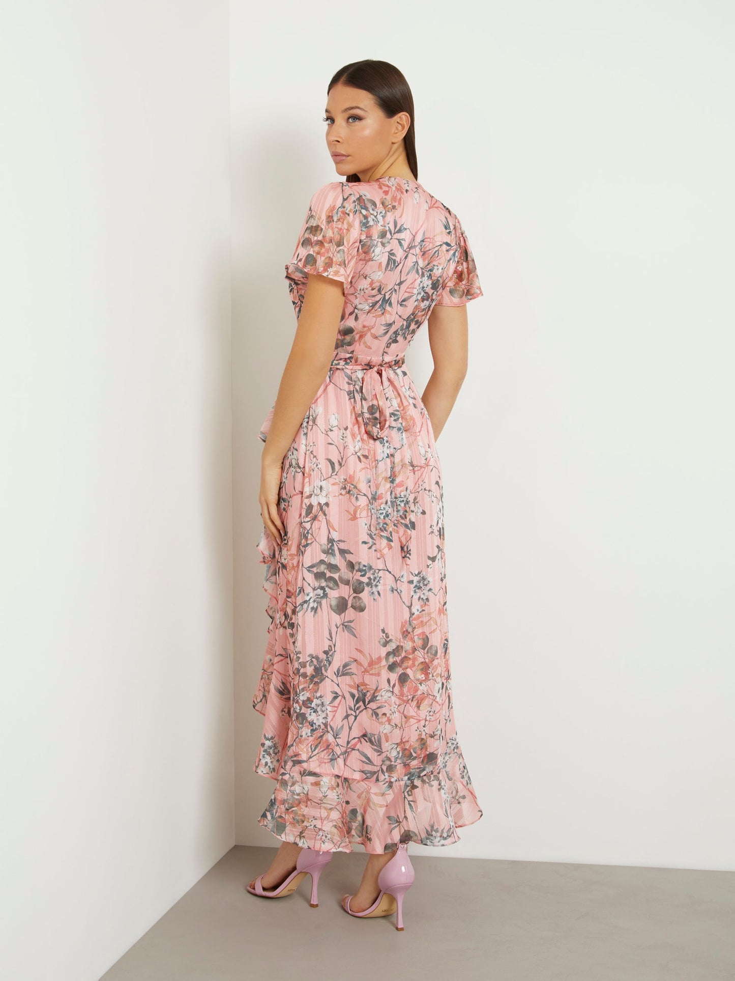 Floral print long dress