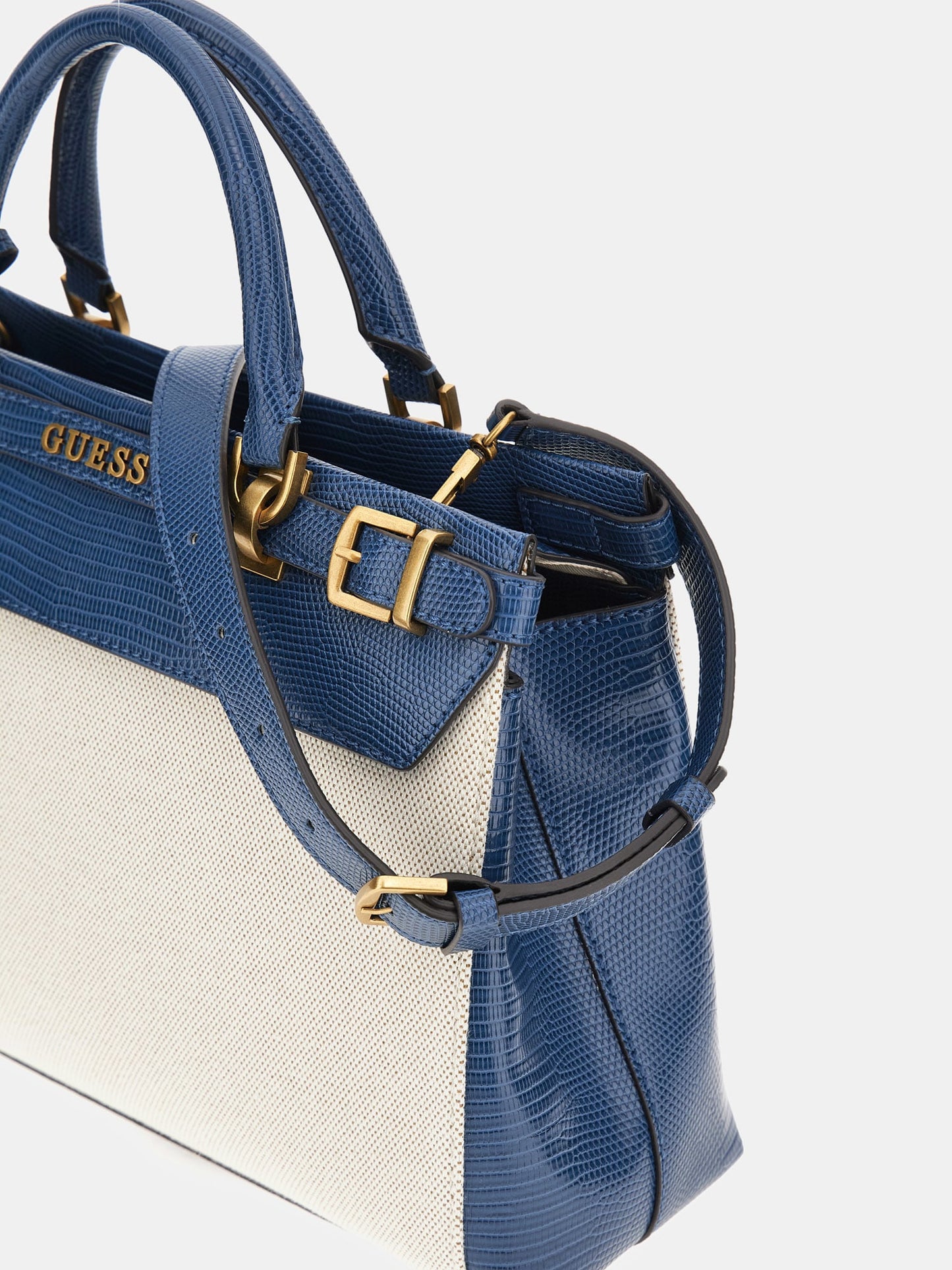 Sestri croc-look handbag