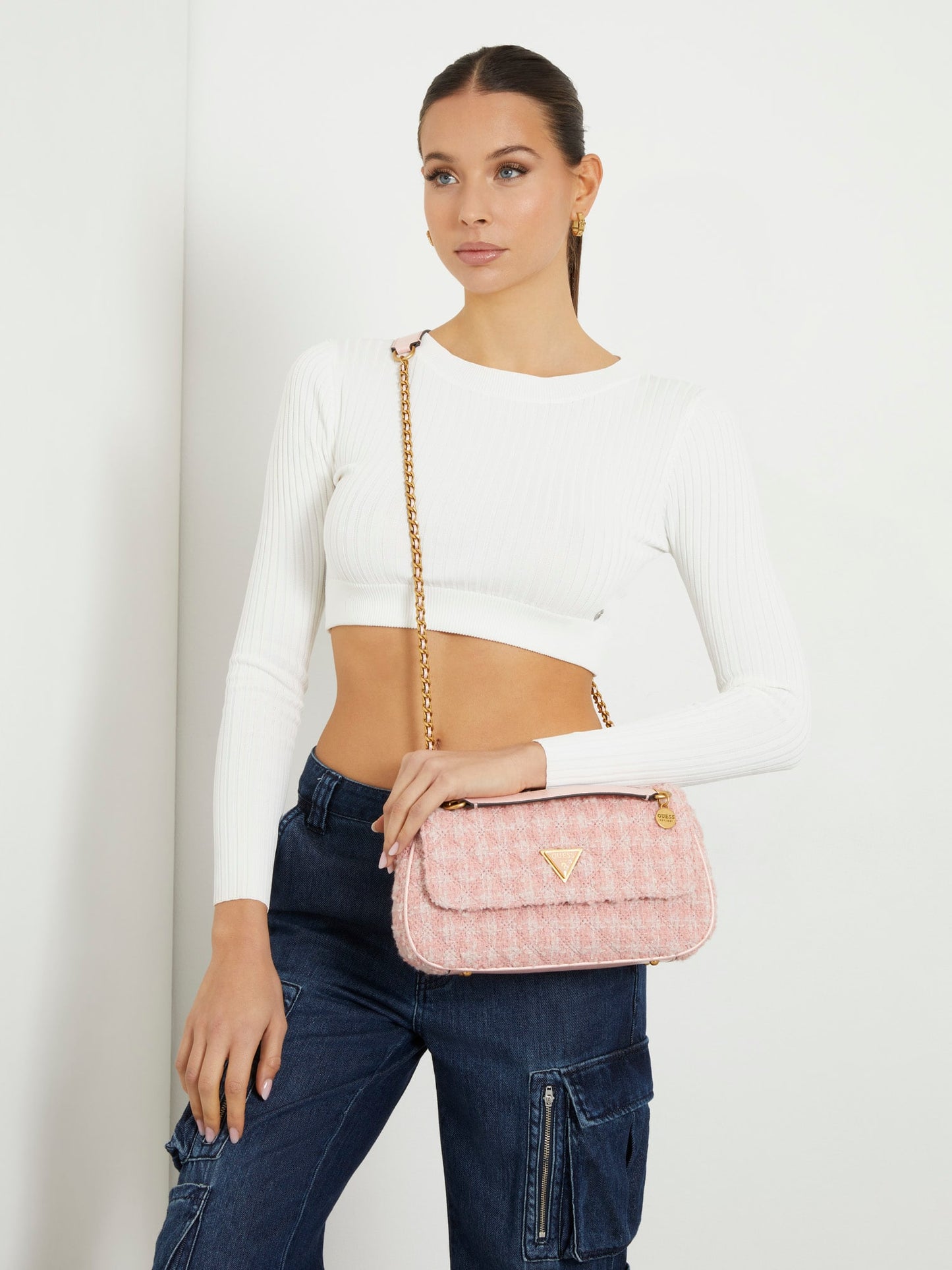 Giully tweed crossbody bag