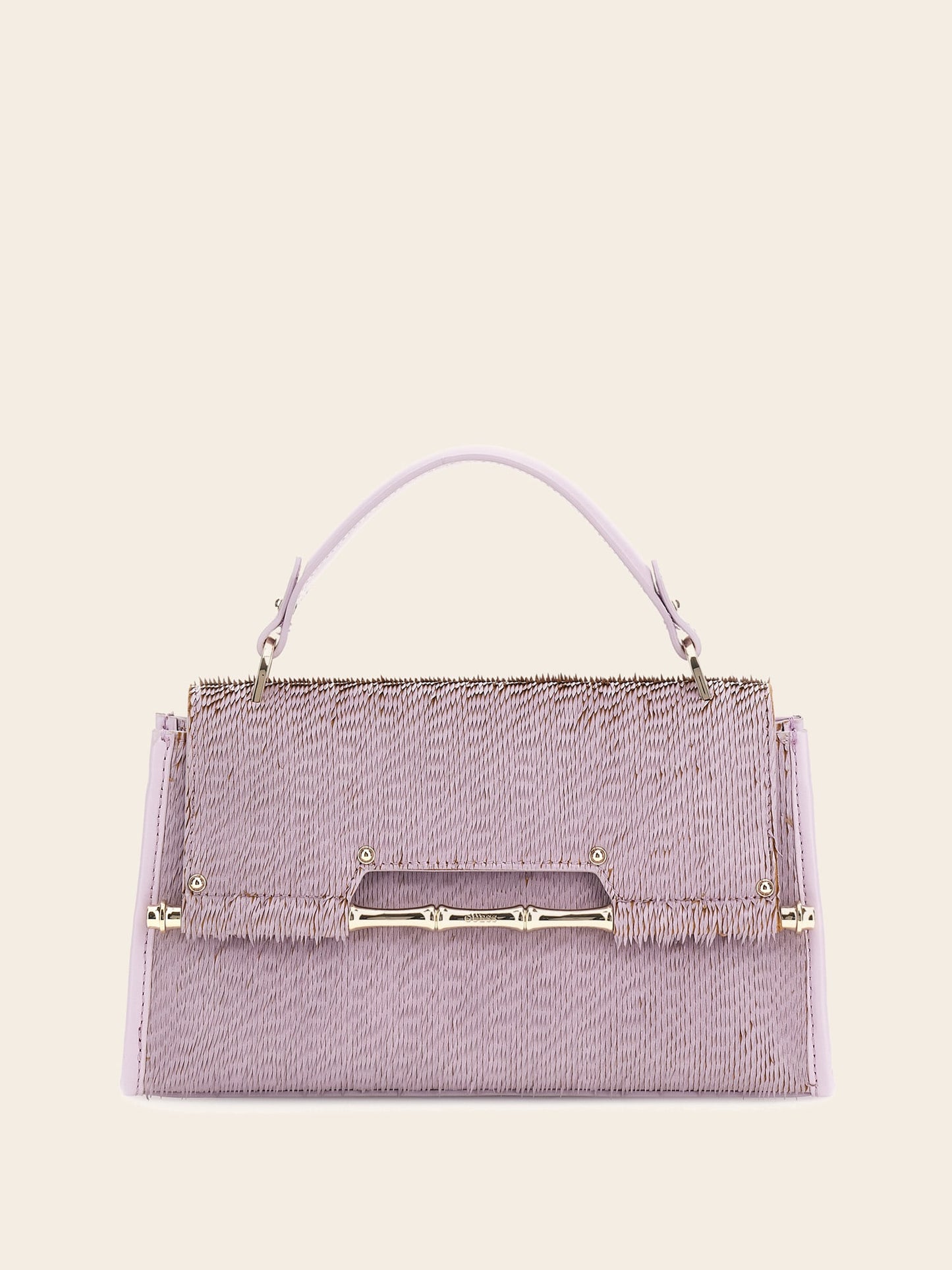 Alia Foiled Leather Handbag