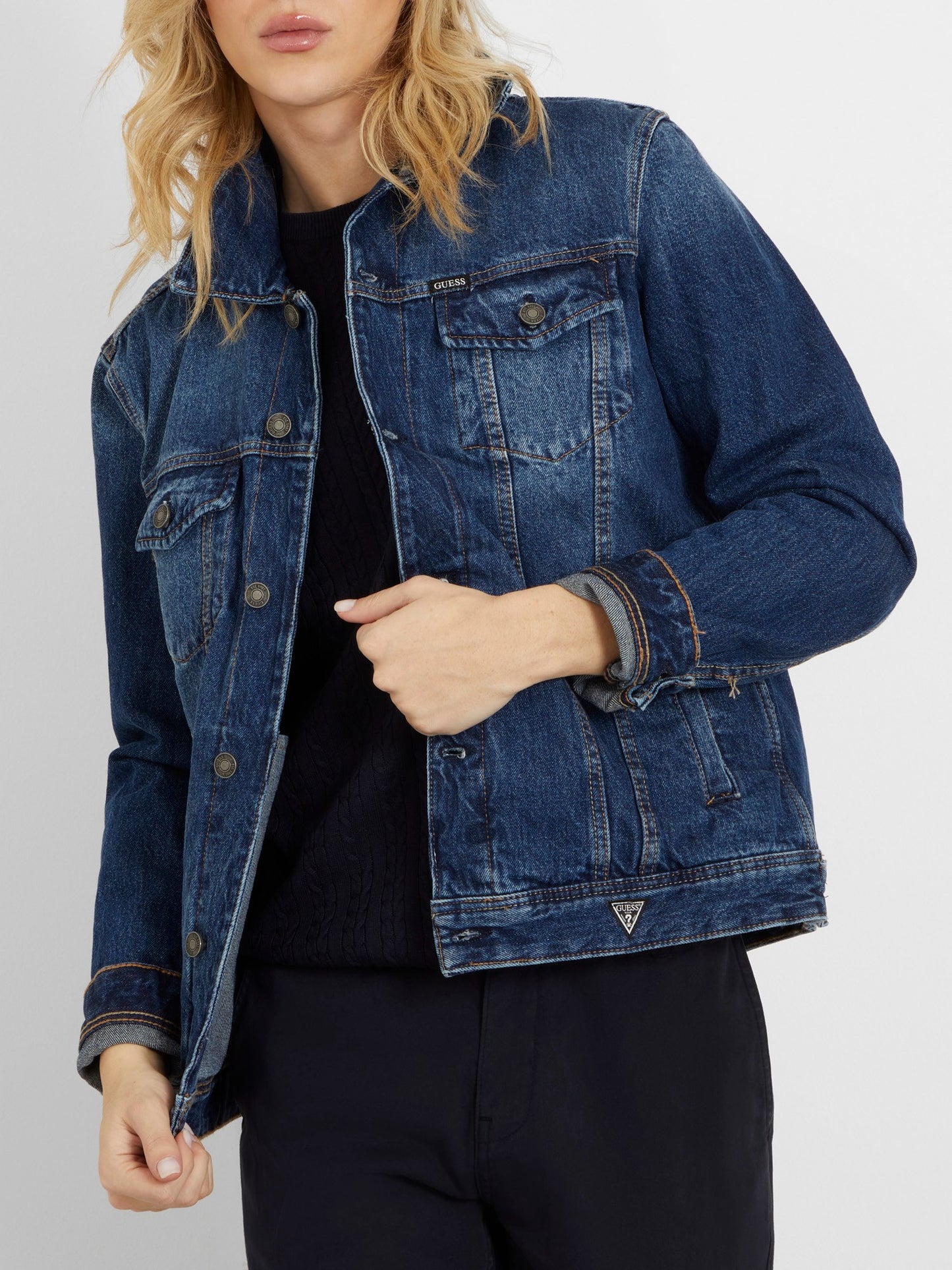 Regular fit denim jacket
