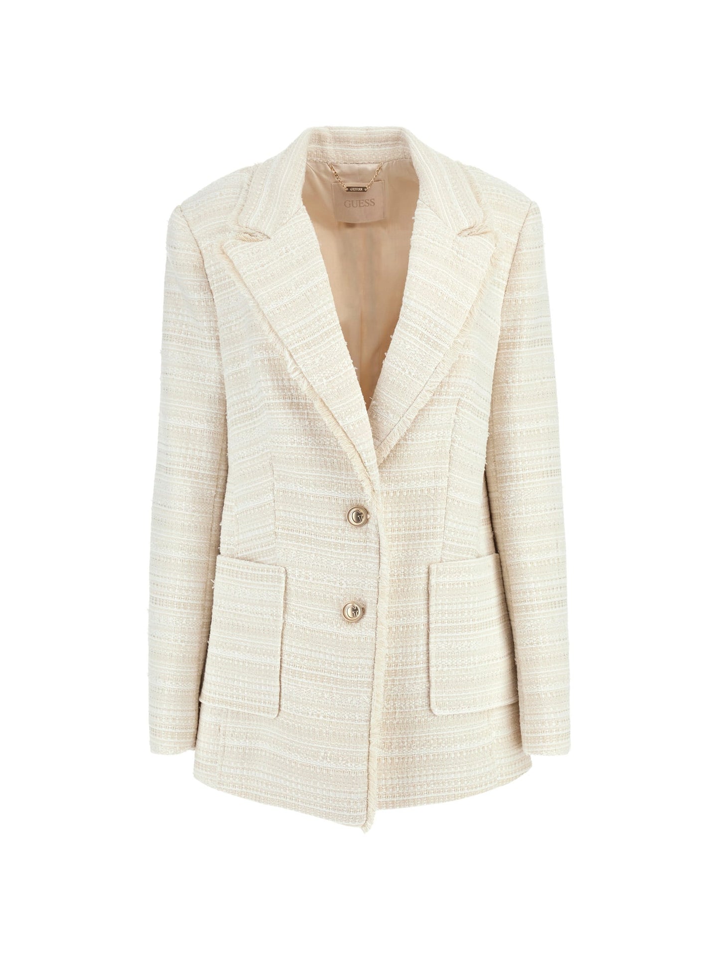Tweed single breasted blazer