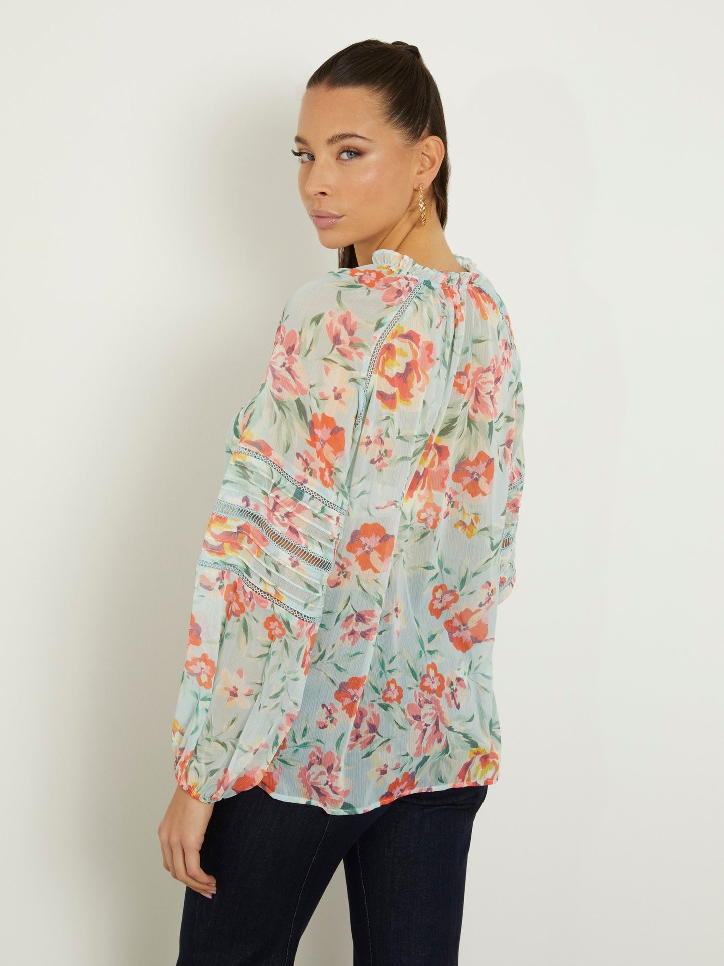 All over print blouse