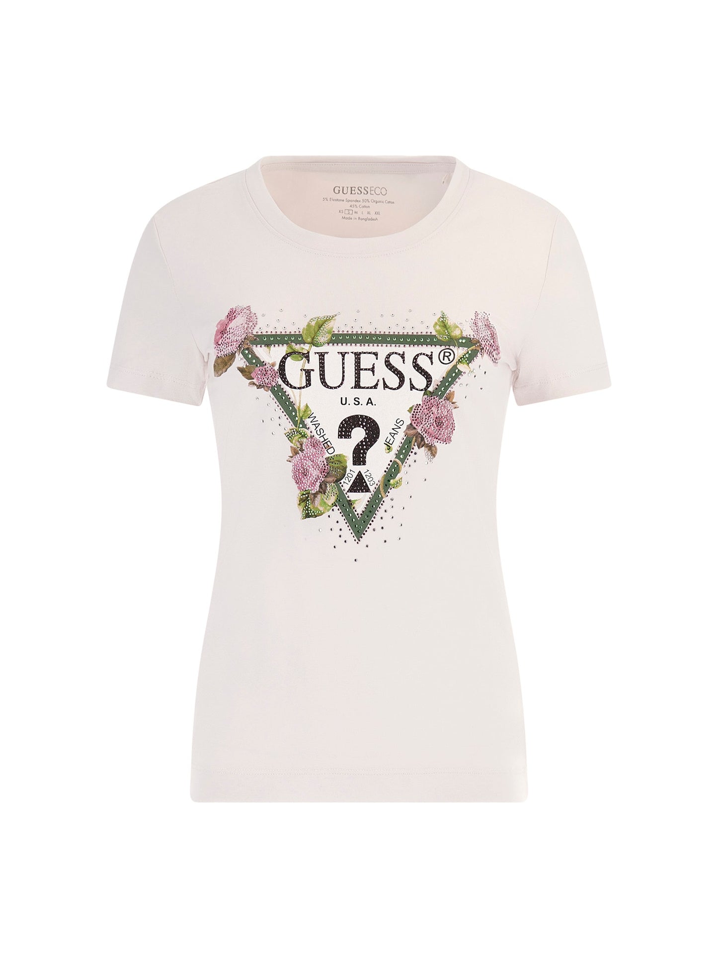 Flower logo stretch t-shirt