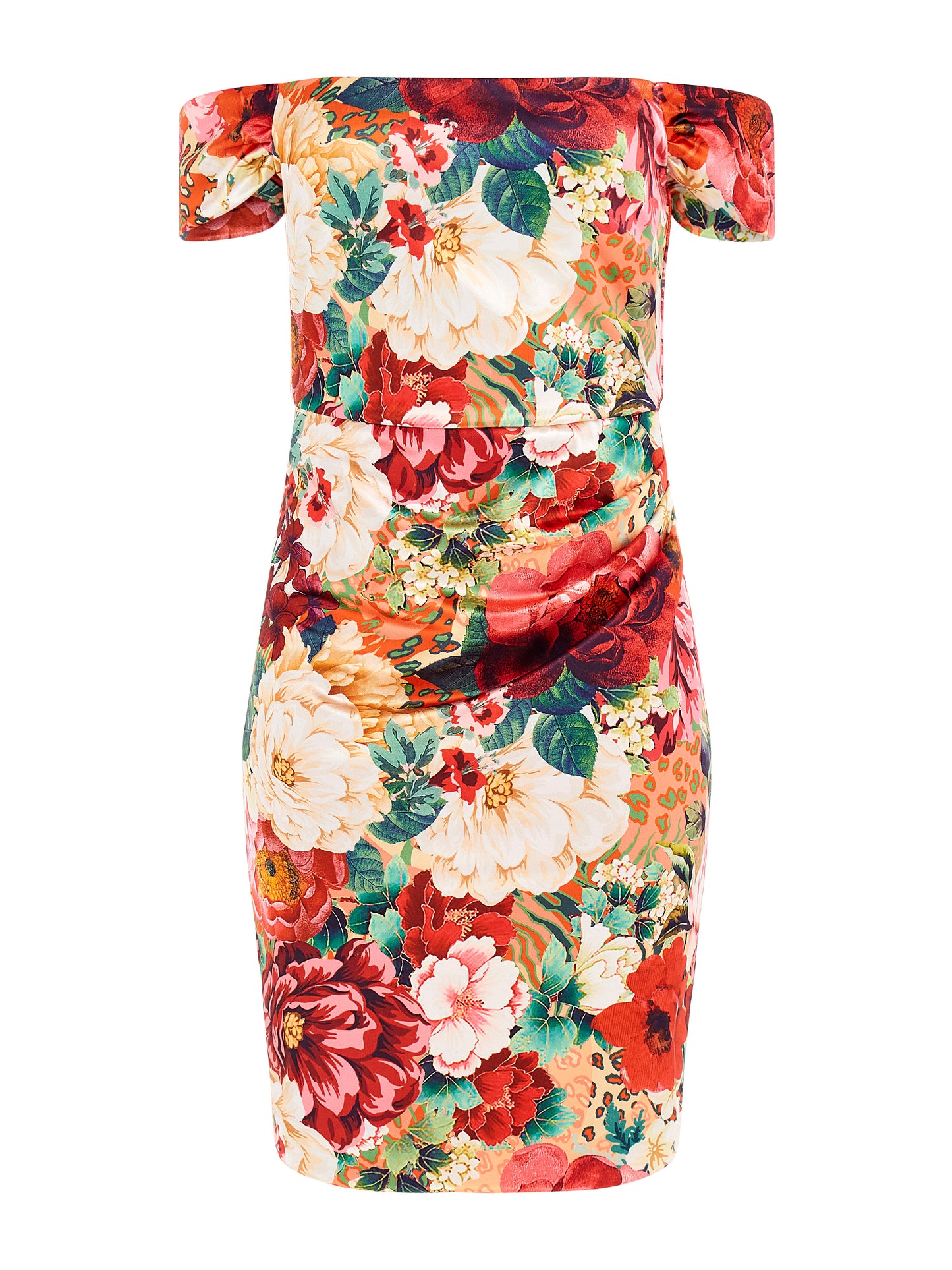 Floral print mini dress