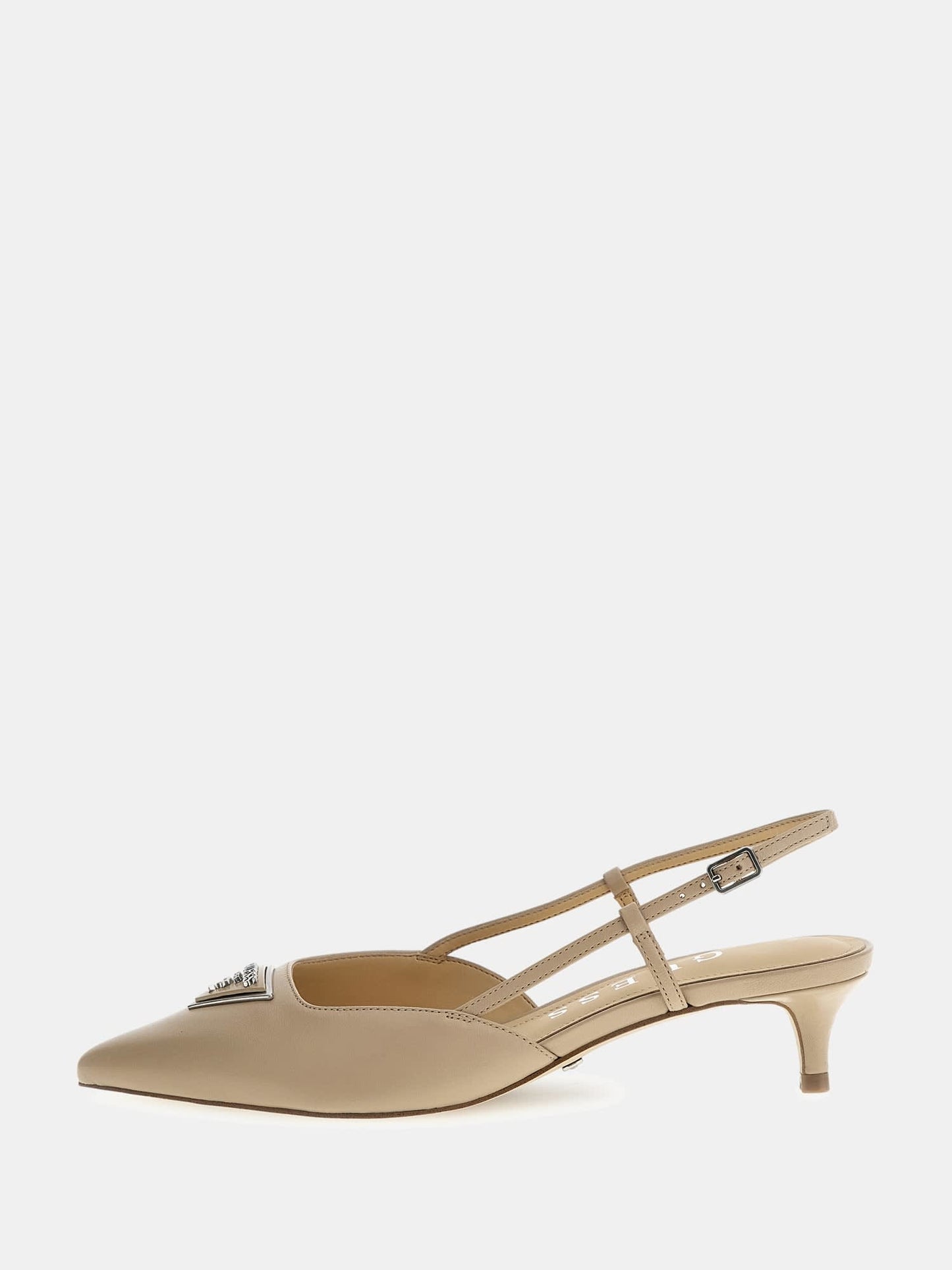 Jesson genuine leather slingbacks