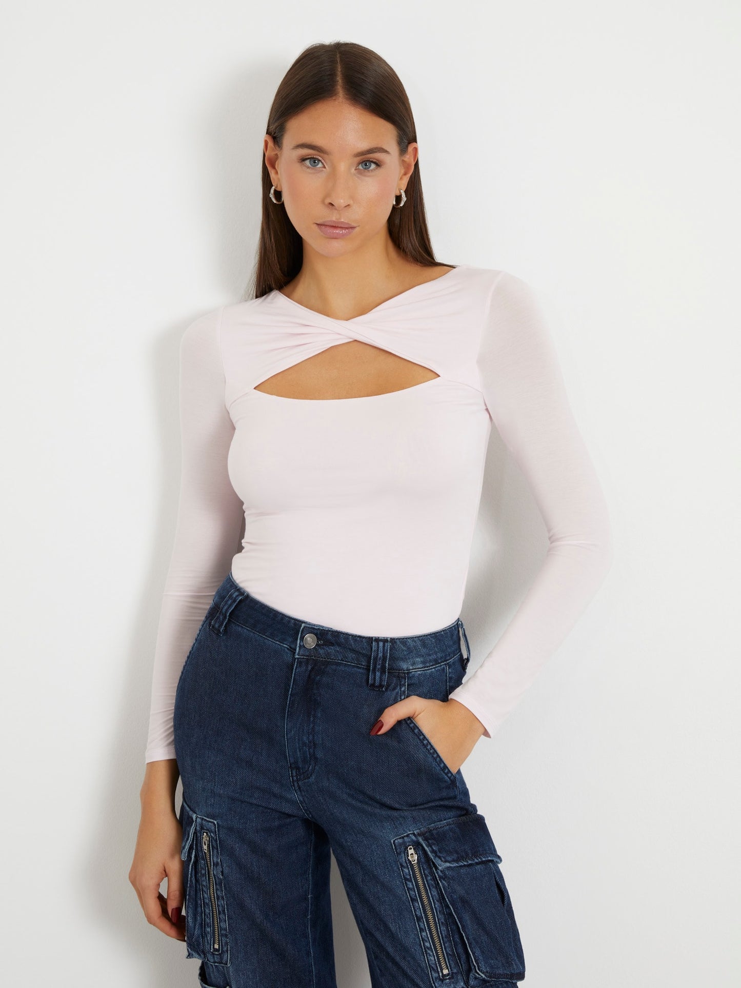 Front cut-out top