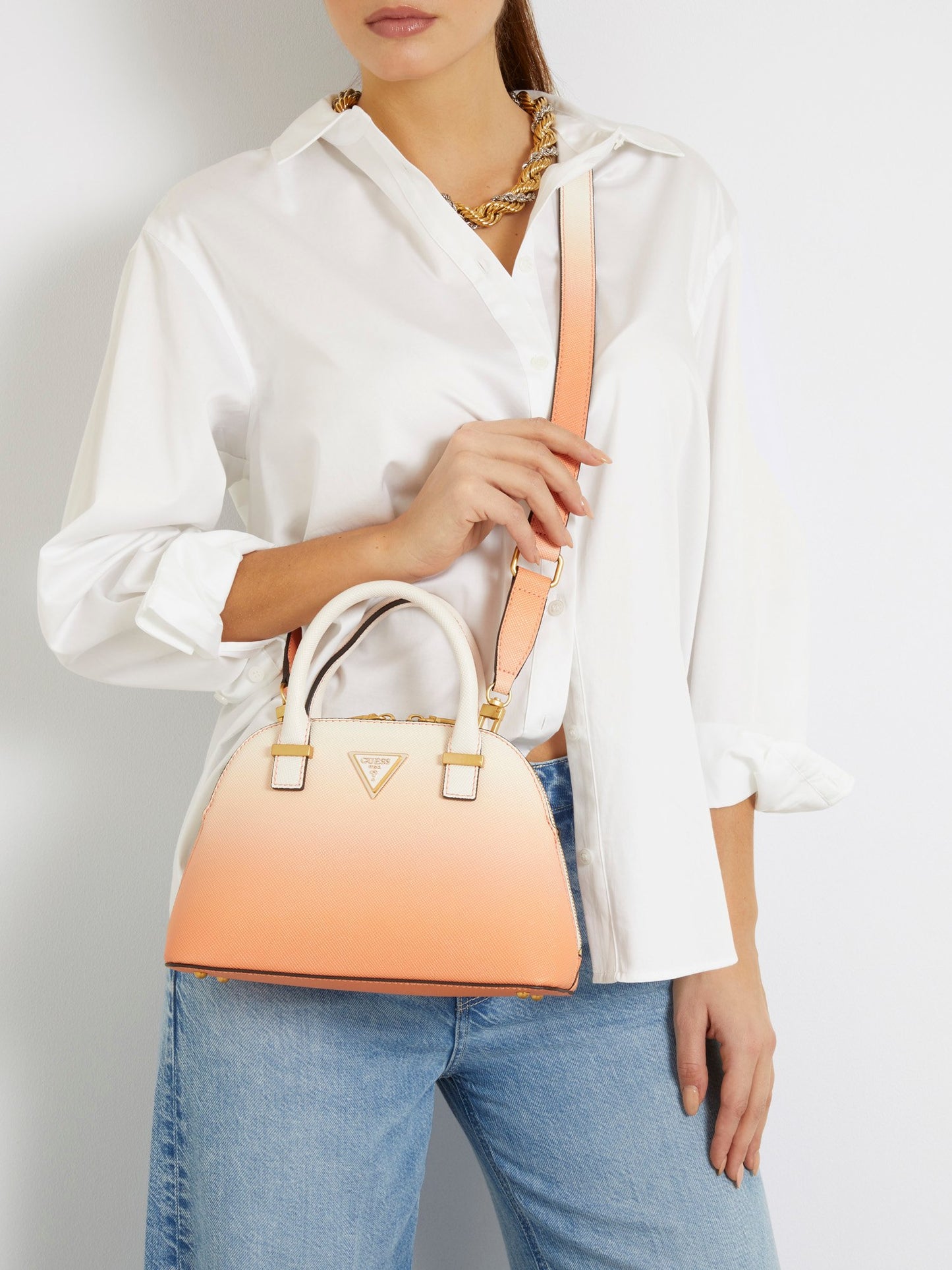 Lossie saffiano handbag