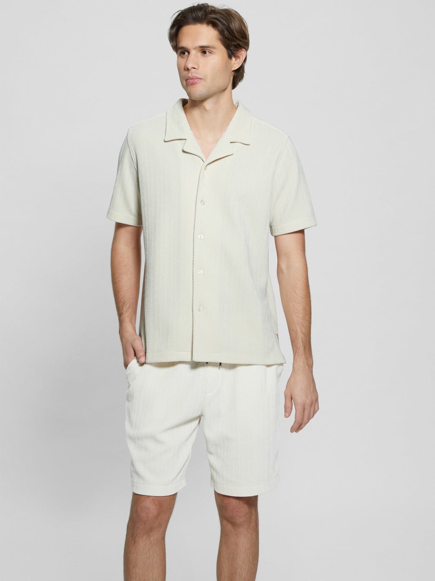 Textured knit shirt