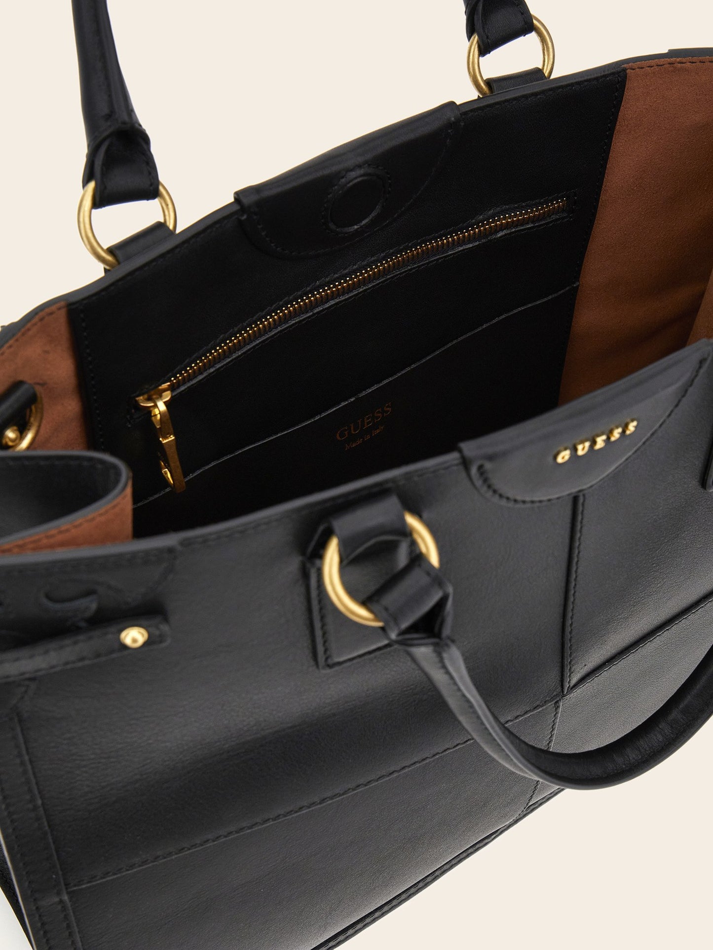 Isa genuine leather handbag