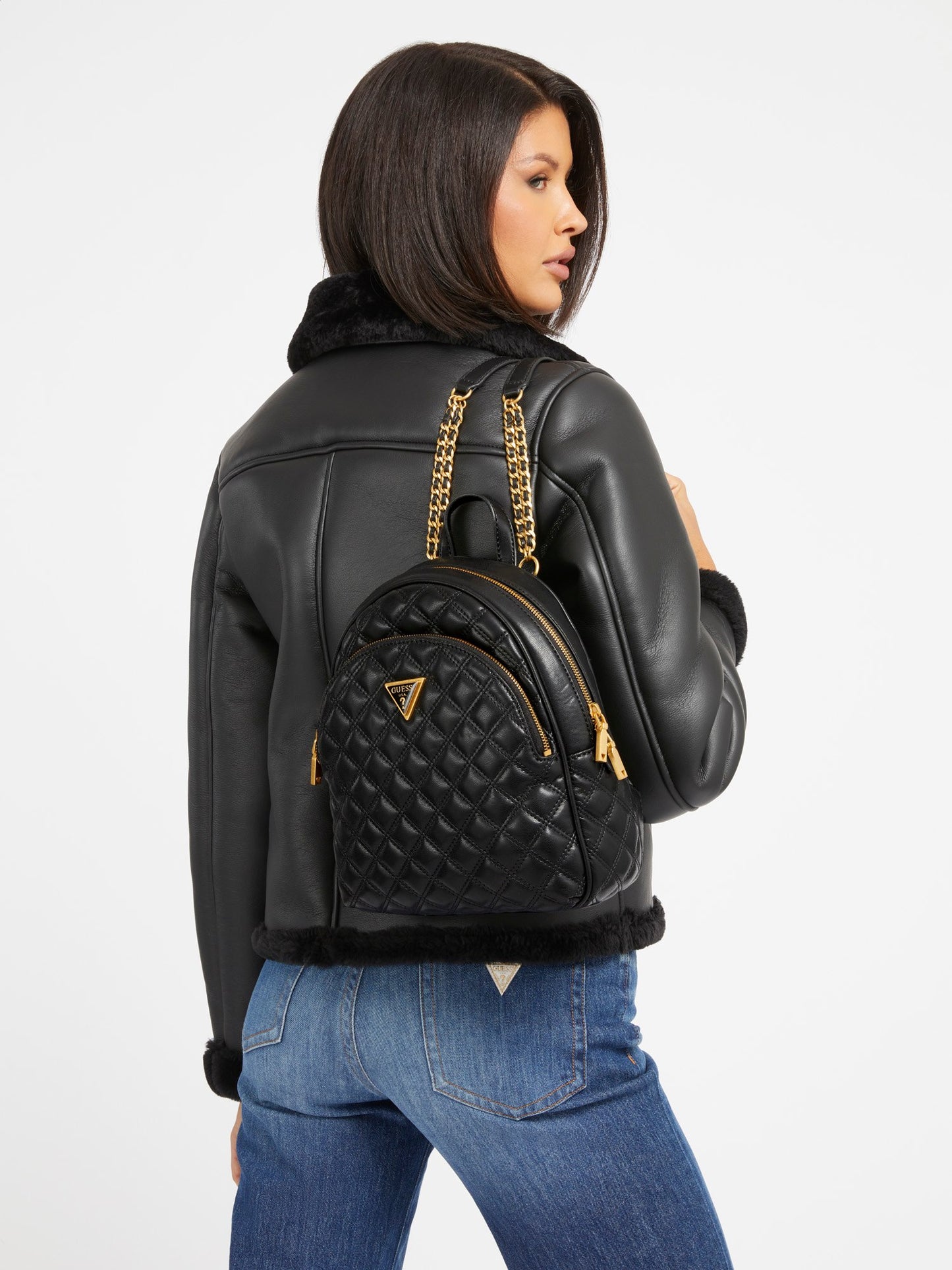 Giully quilted backpack