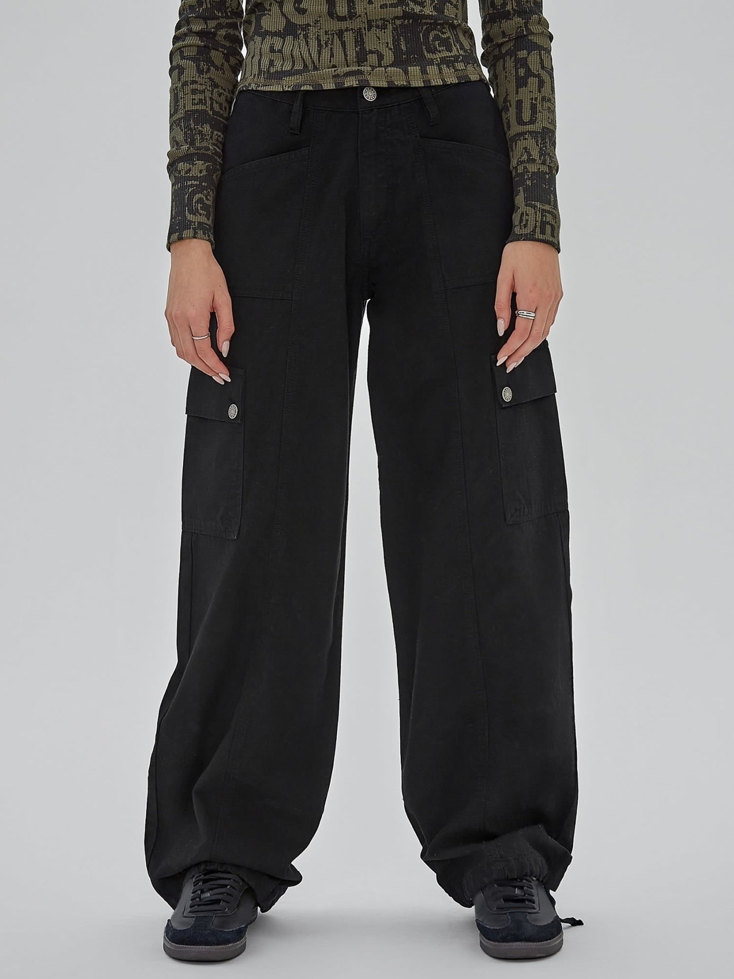 Cargo denim pant