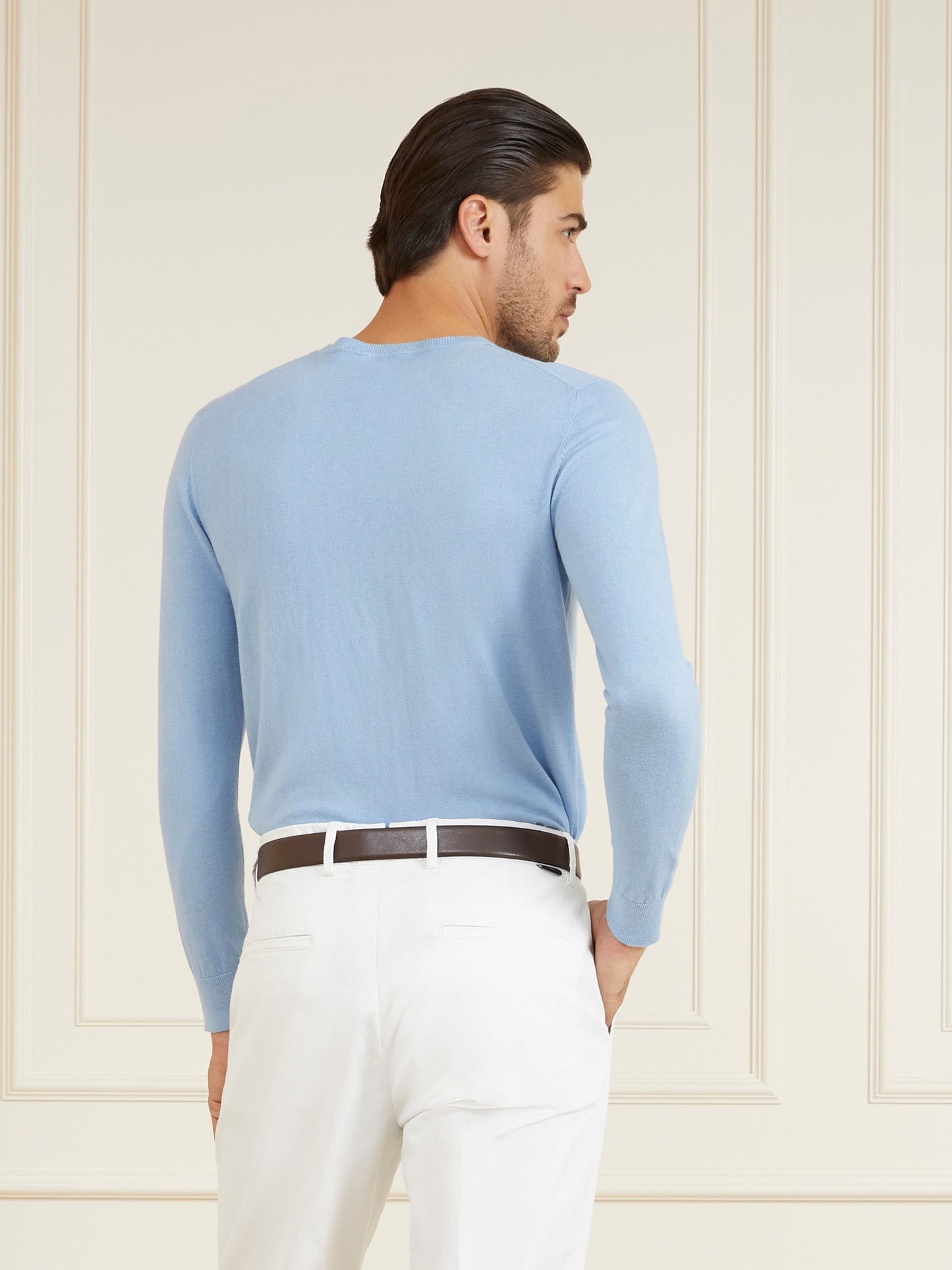 MARCIANO COTTON BLEND SWEATER