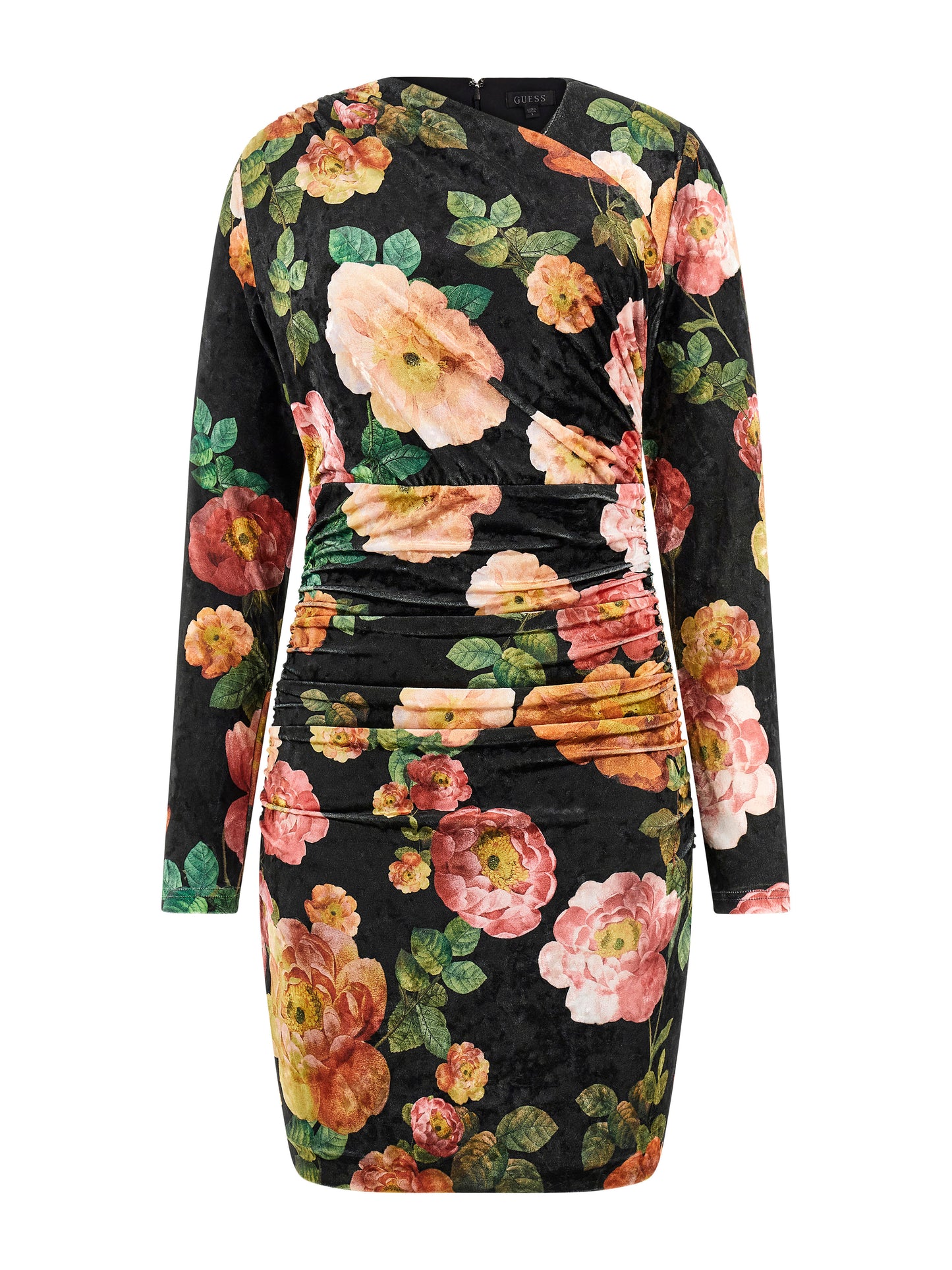 Bodycon velvet mini dress