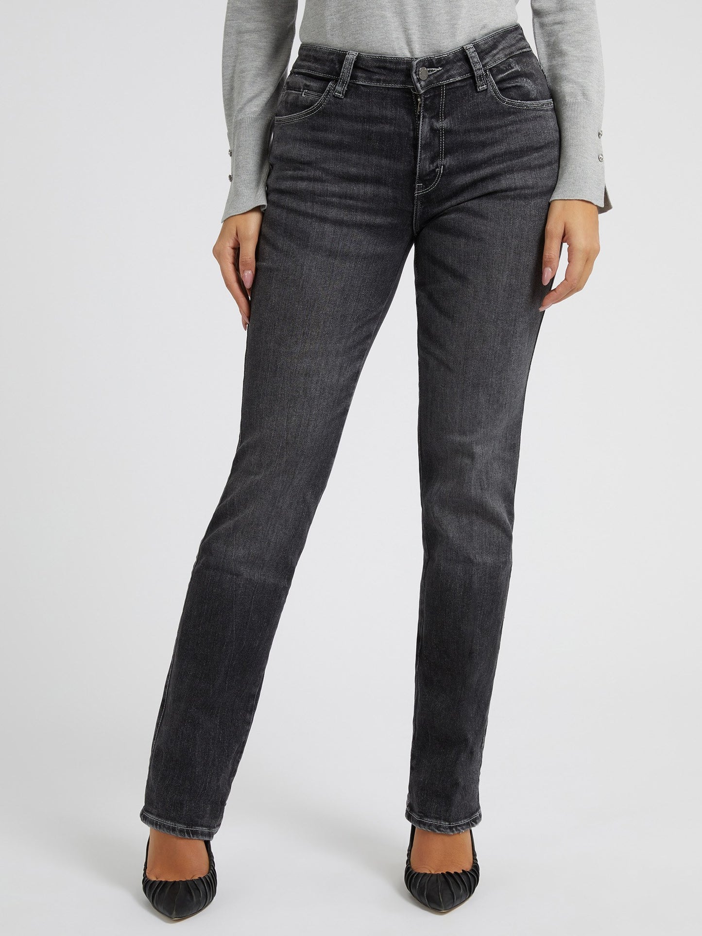Straight denim pant