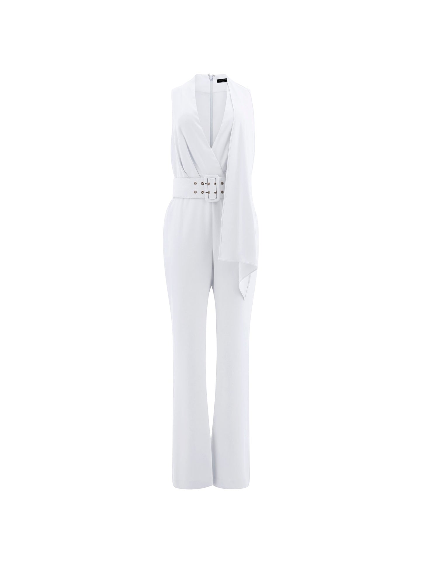 Marciano one shoulder flare jumpsuit