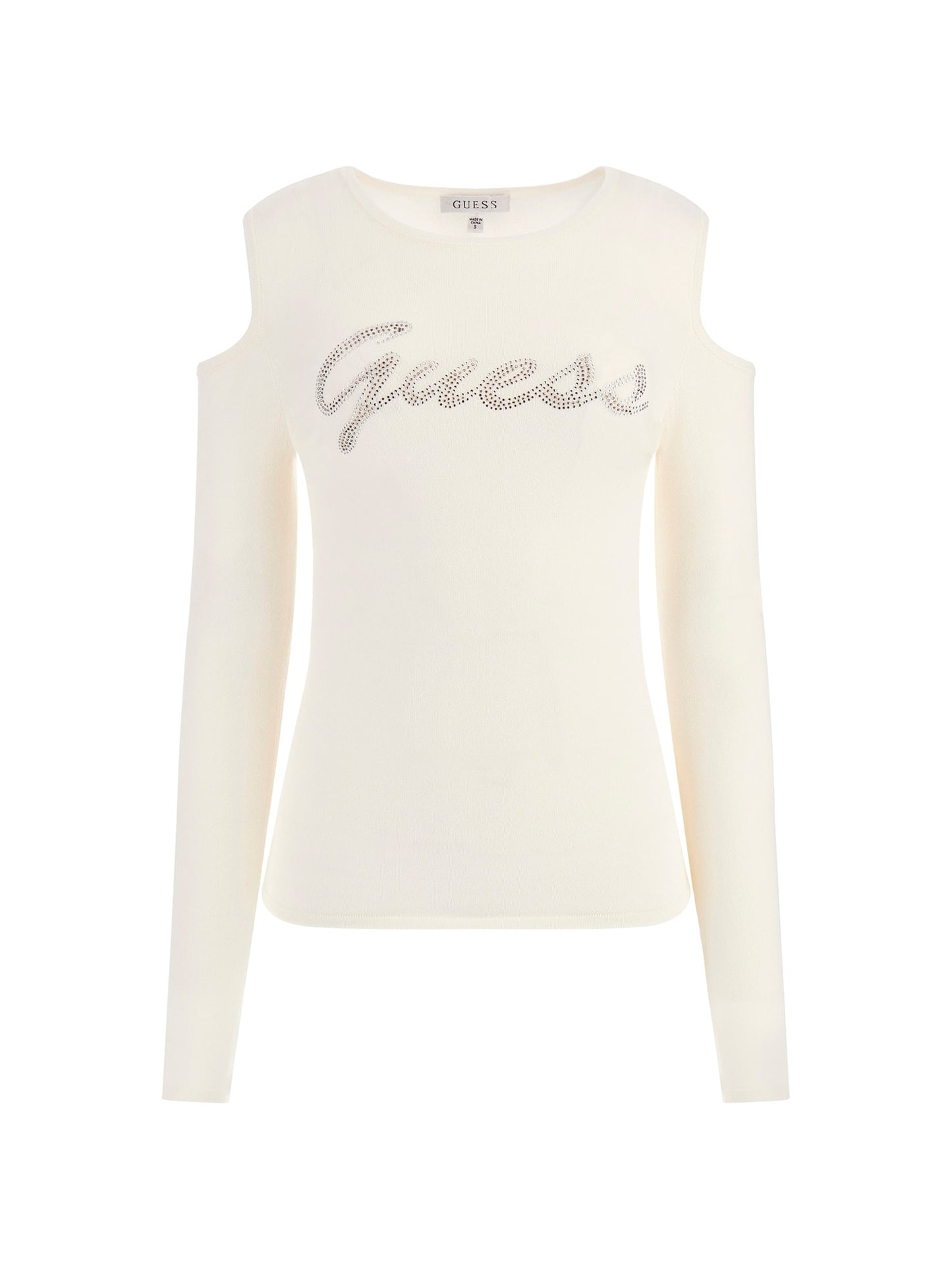 Rhinestones front logo sweater