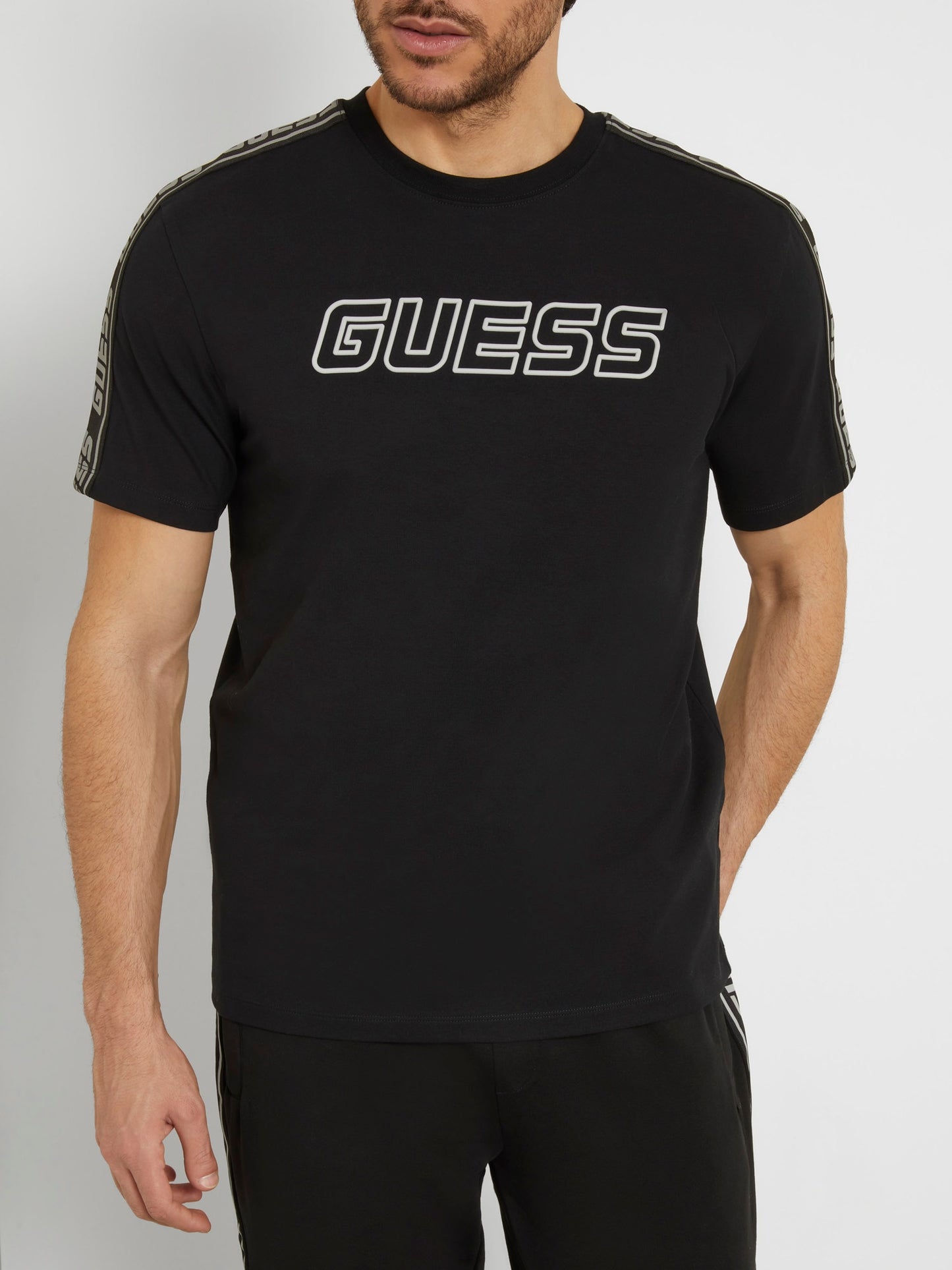 Front logo stretch t-shirt