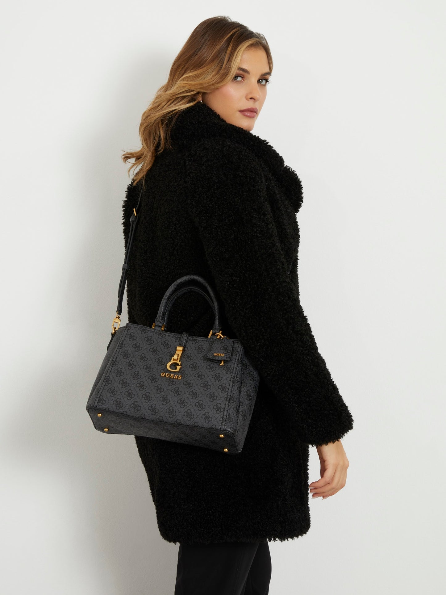 G James 4G peony logo handbag