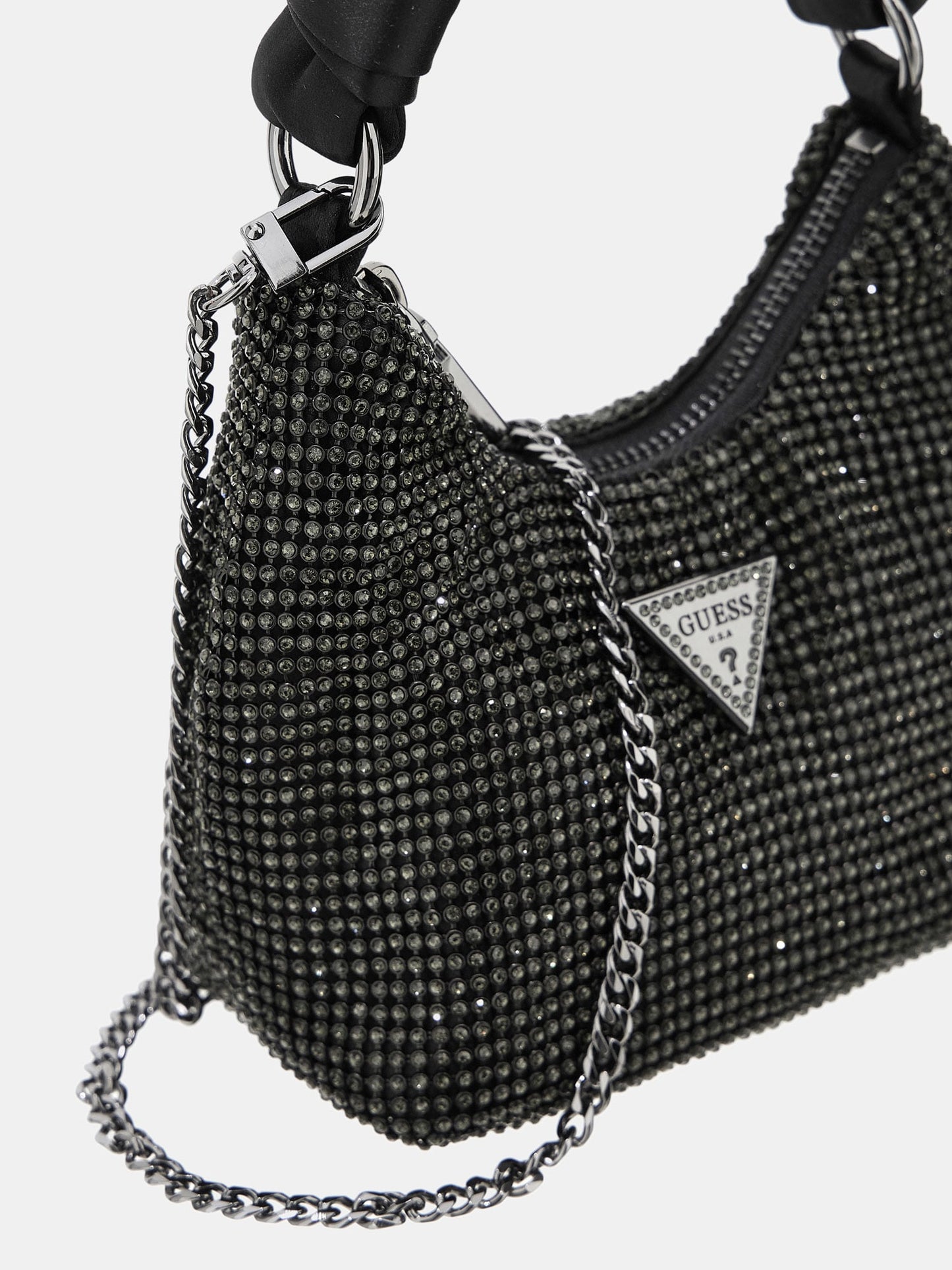 Lua rhinestone-detailed mini handbag