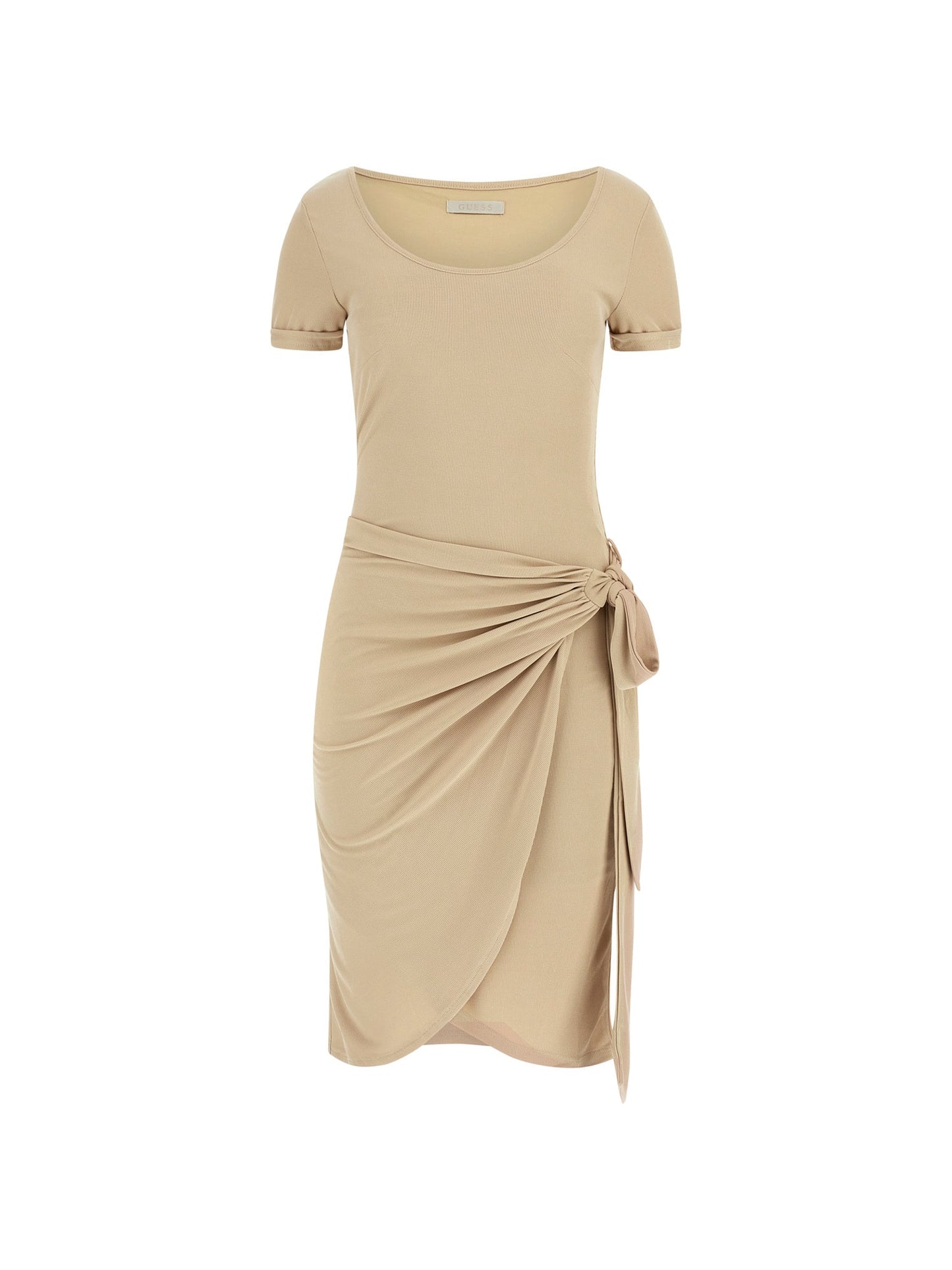Front bow bodycon mini dress