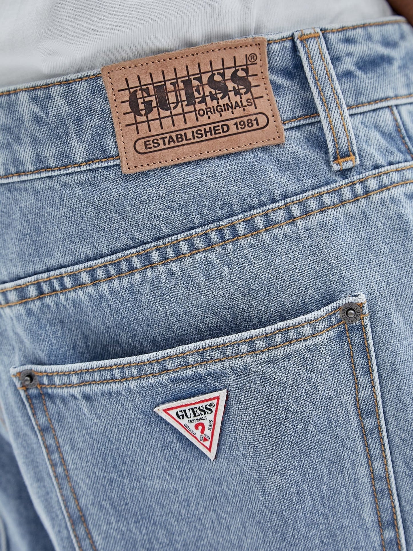 Relaxed denim pants