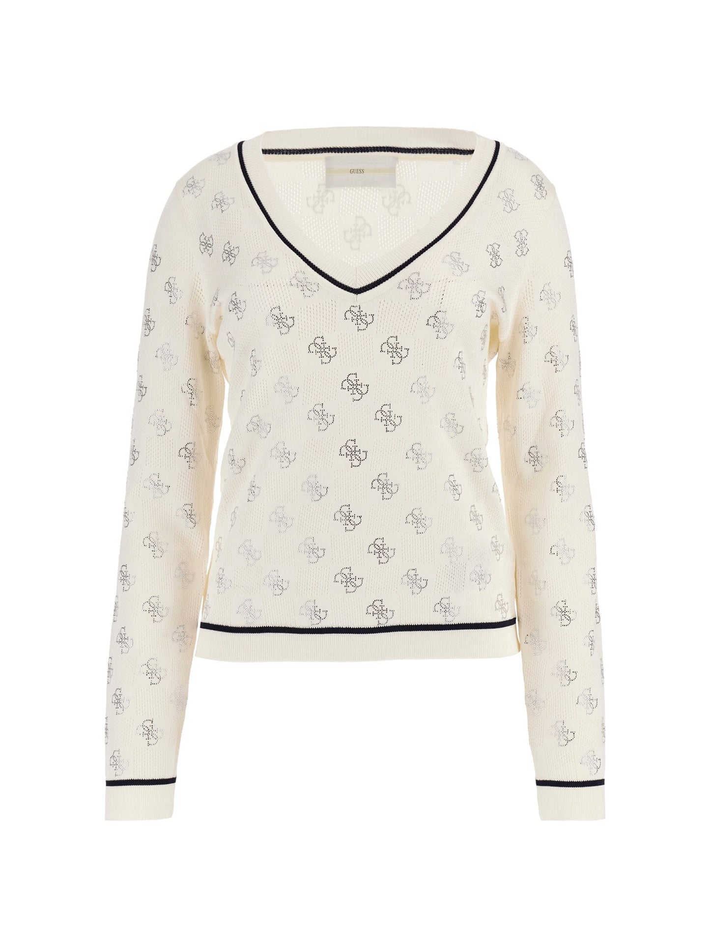 Rhinestones logo sweater
