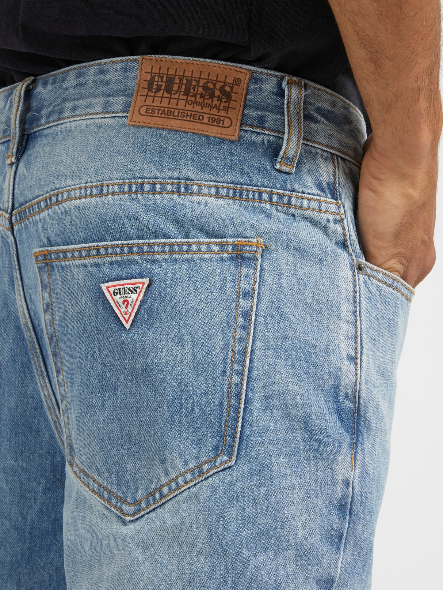 Straight denim pant