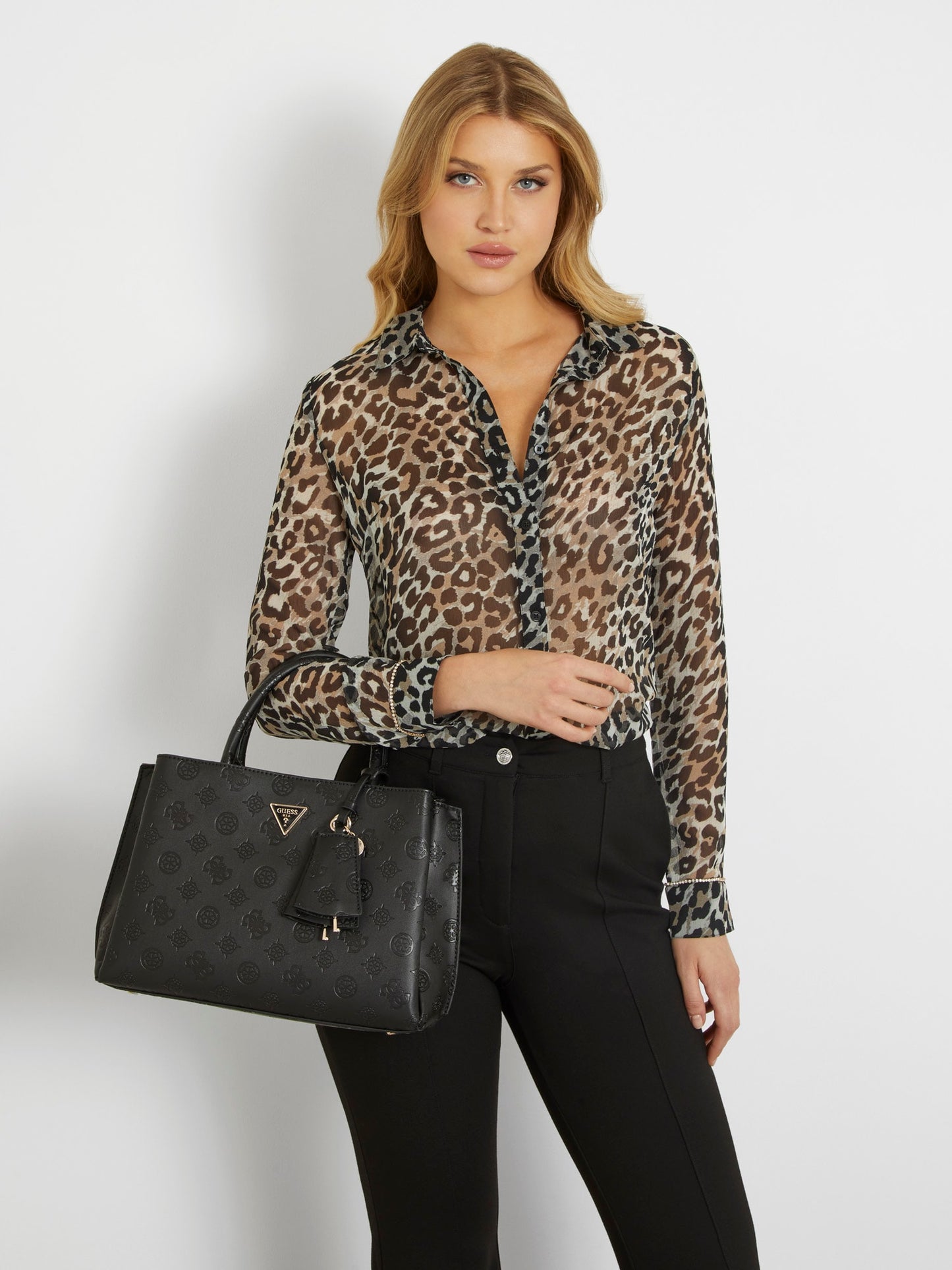 Jena 4G peony logo handbag
