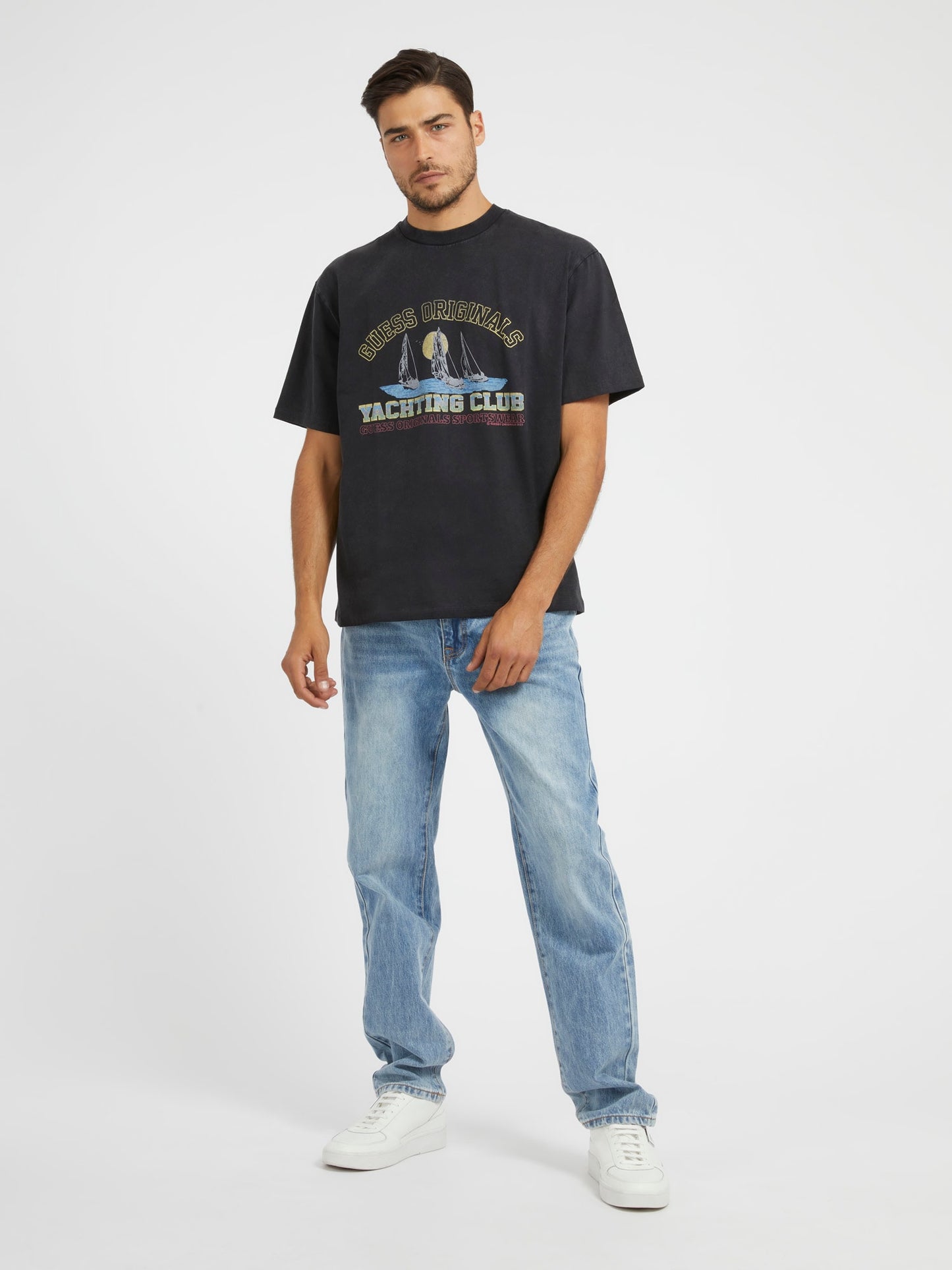 Straight denim pant